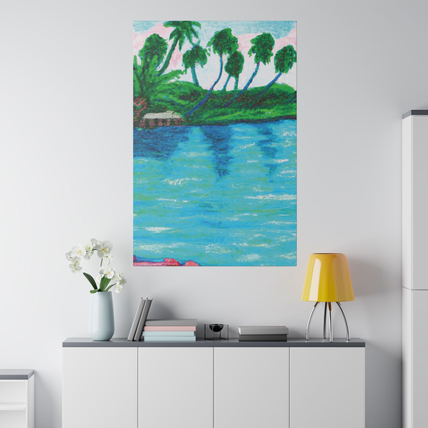 9457L - Bahamas Ocean Painting Print | Bahamas | Ocean | Beach | Poster | Home Decor | Wall Art | Canvas