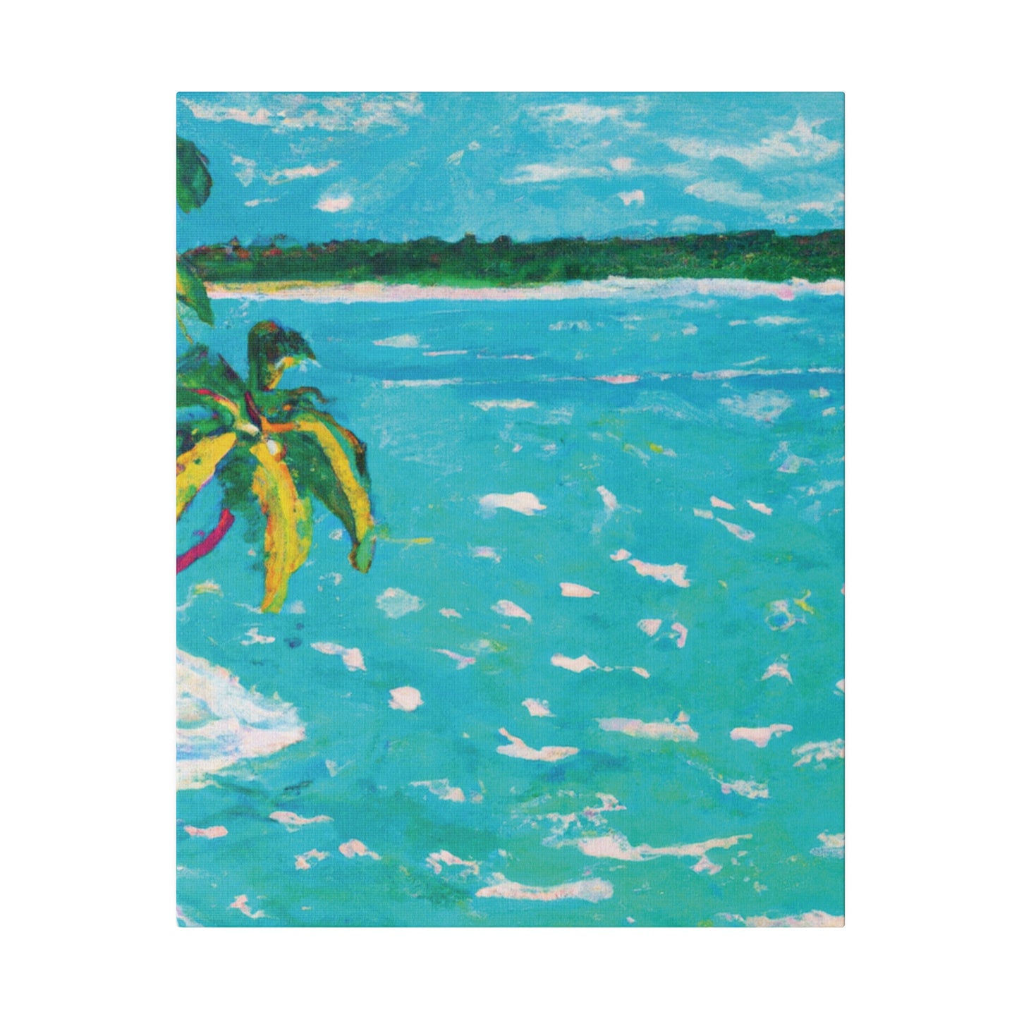 8278H - Bahamas Ocean Painting Print | Bahamas | Ocean | Beach | Poster | Home Decor | Wall Art | Canvas