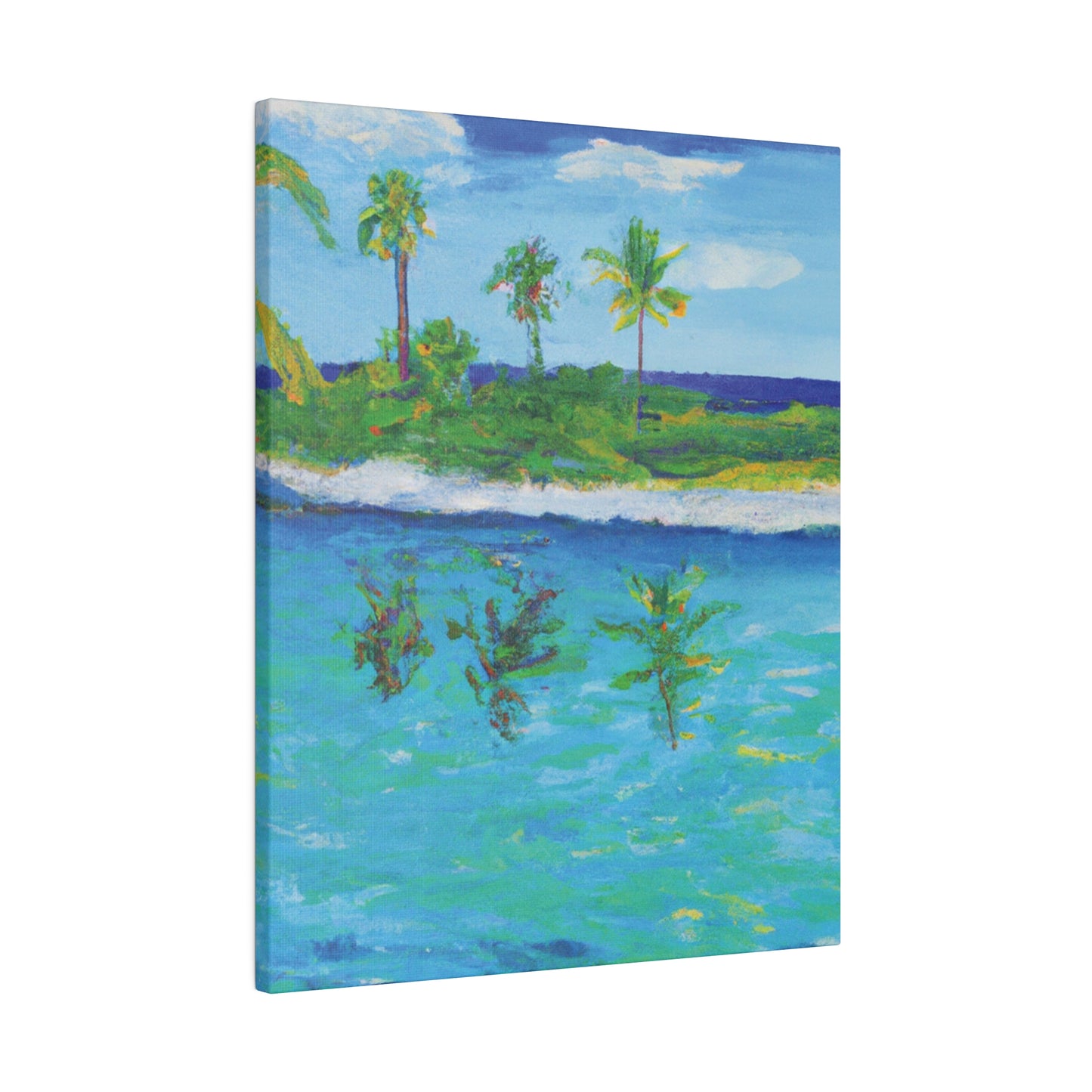 7382P - Bahamas Ocean Painting Print | Bahamas | Ocean | Beach | Poster | Home Decor | Wall Art | Canvas