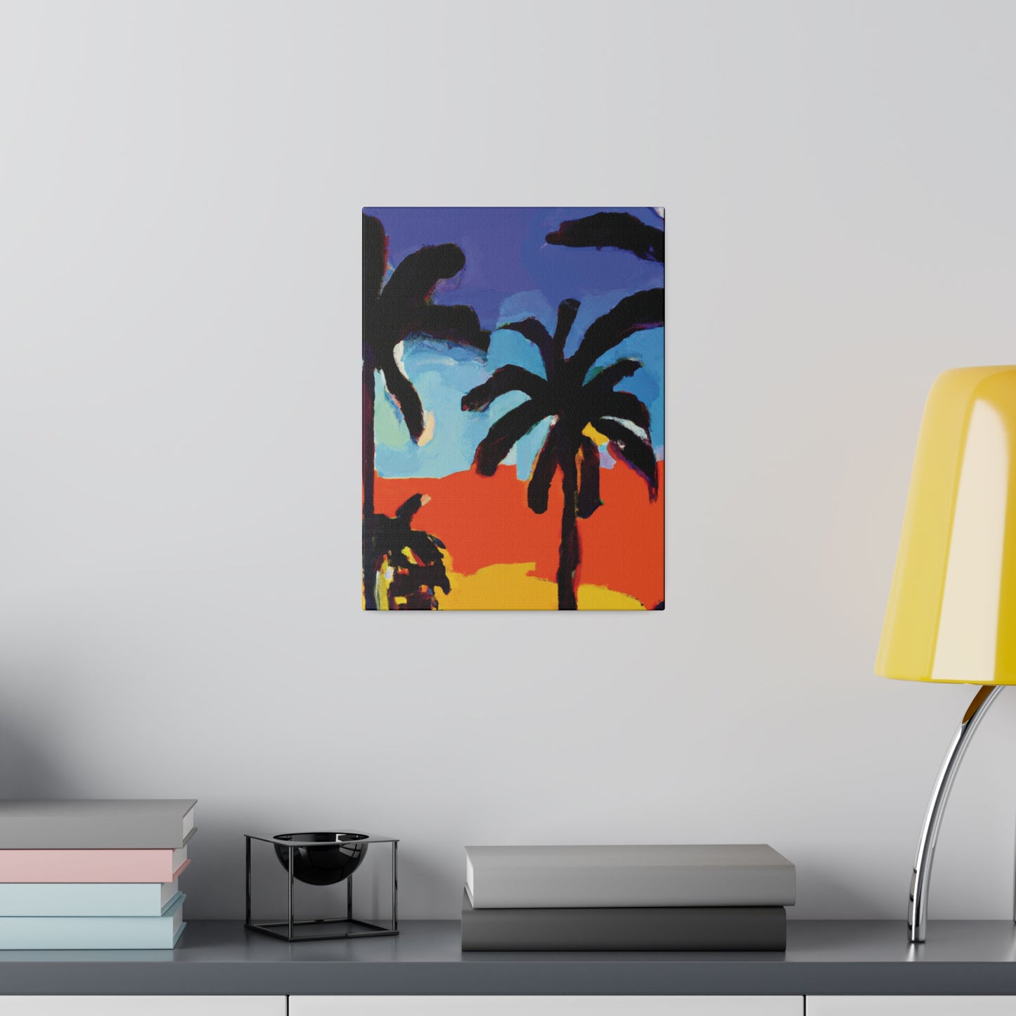 8634T - Miami Beach Sunset Painting Print | Miami | Beach | Sunset | Poster | Home Decor | Wall Art | Canvas