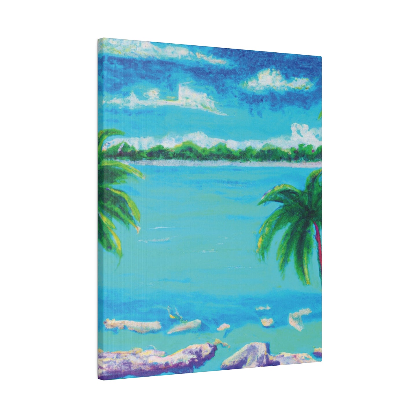 9293Y - Bahamas Ocean Painting Print | Bahamas | Ocean | Beach | Poster | Home Decor | Wall Art | Canvas