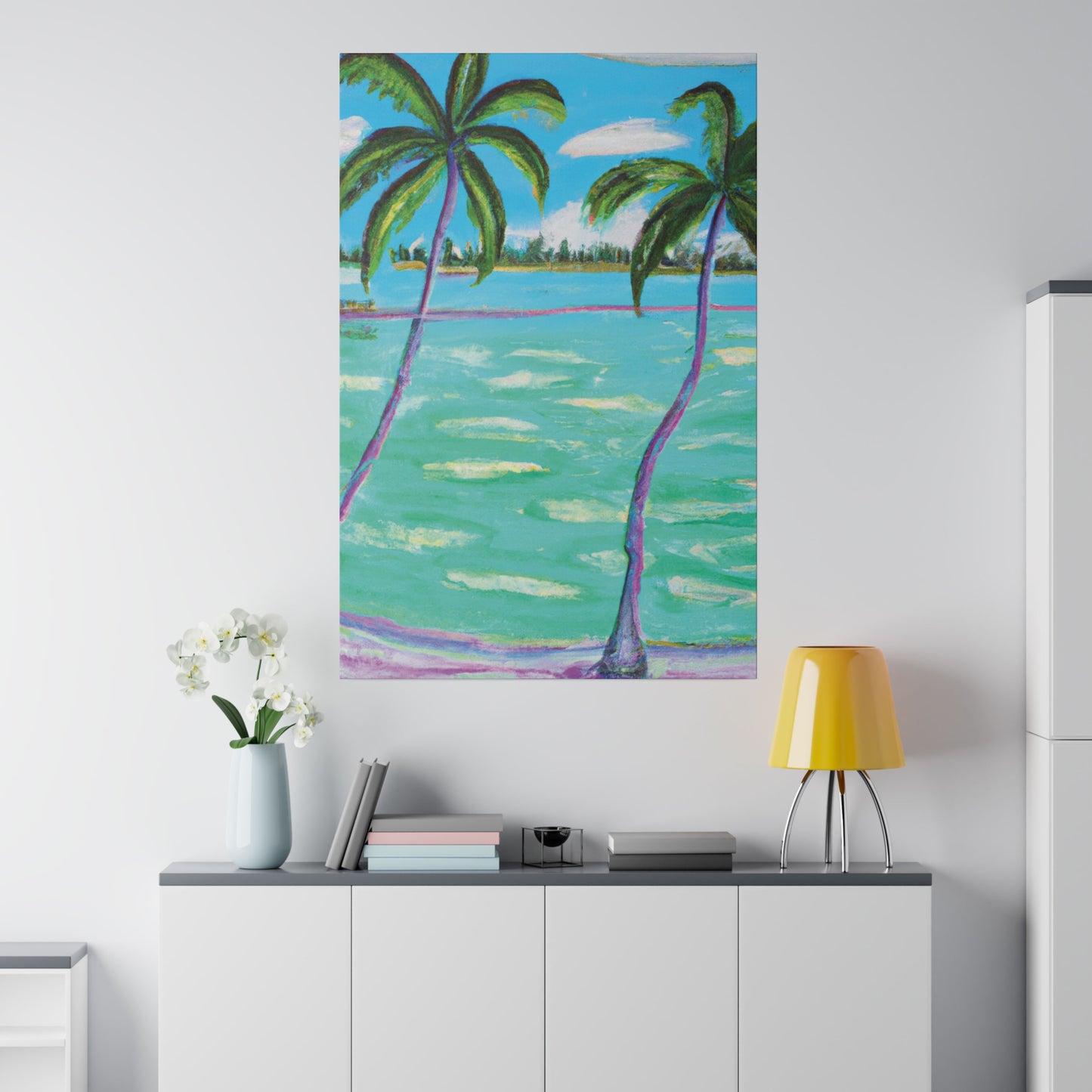 4451X - Bahamas Ocean Painting Print | Bahamas | Ocean | Beach | Poster | Home Decor | Wall Art | Canvas