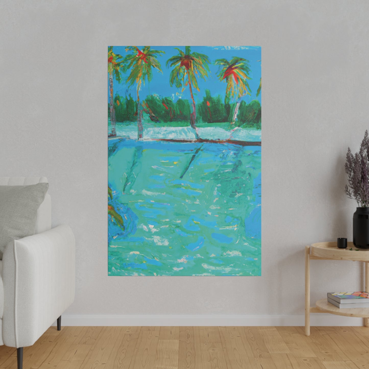 8483P - Bahamas Ocean Painting Print | Bahamas | Ocean | Beach | Poster | Home Decor | Wall Art | Canvas