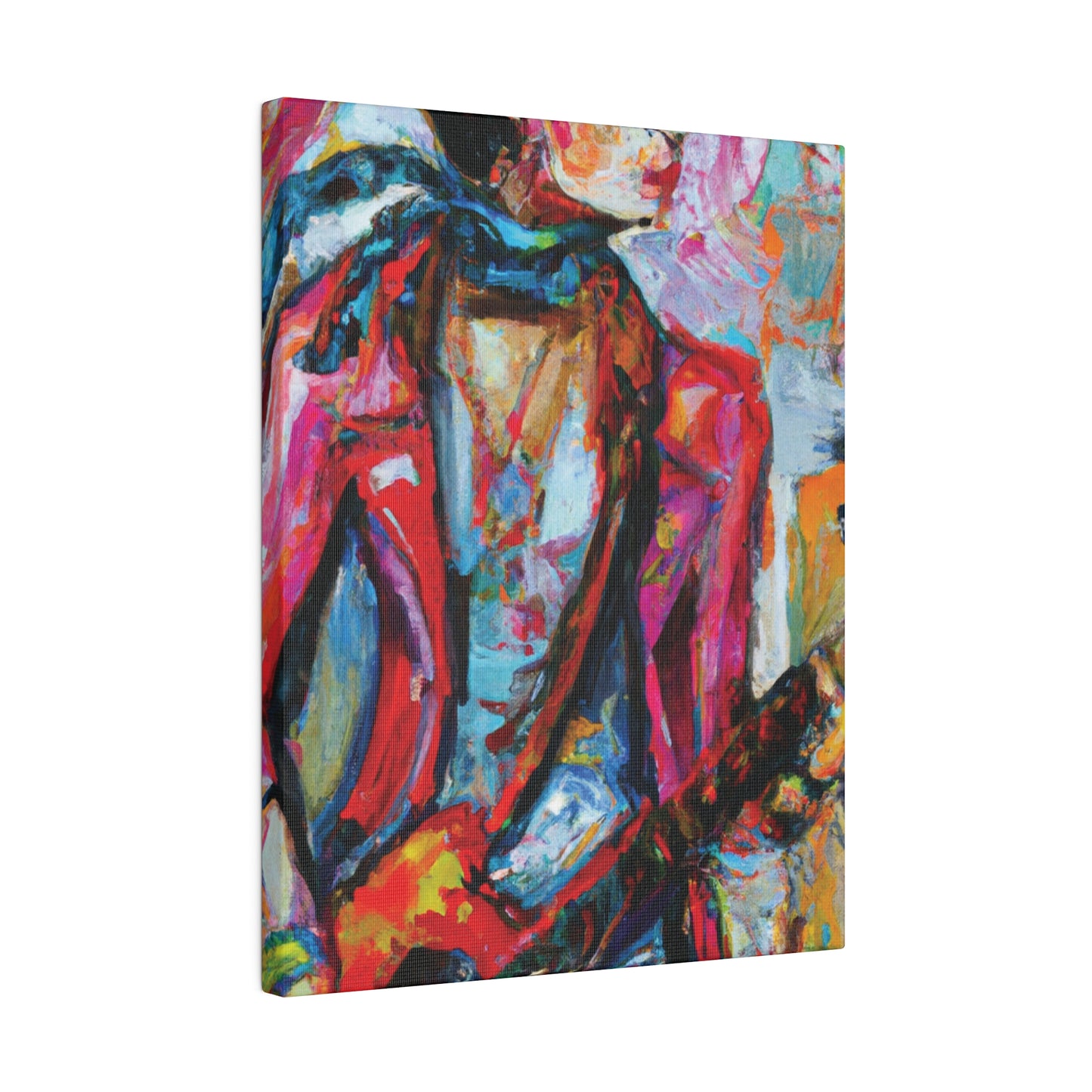 5694F - Rockstar Oil Painting Style Print | Poster | Home Decor | Wall Art | Music Art | Canvas