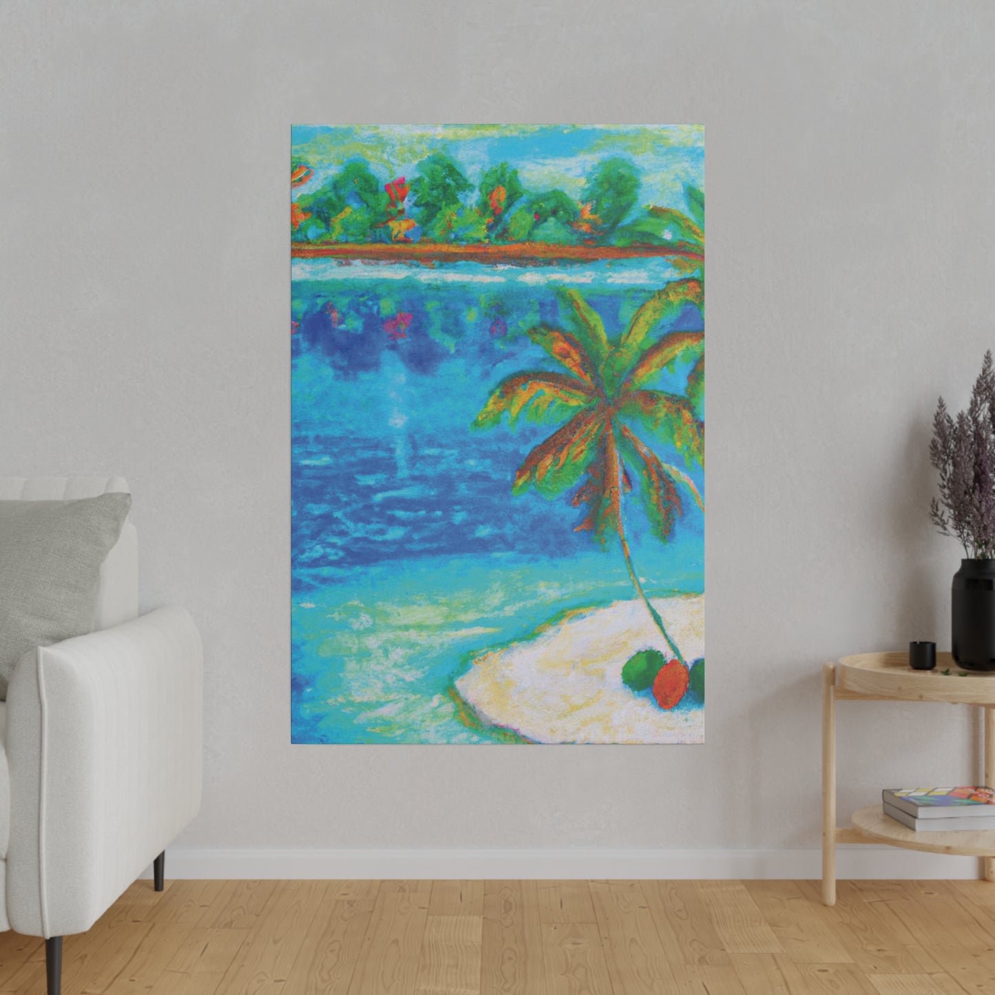 8252T - Bahamas Ocean Painting Print | Bahamas | Ocean | Beach | Poster | Home Decor | Wall Art | Canvas