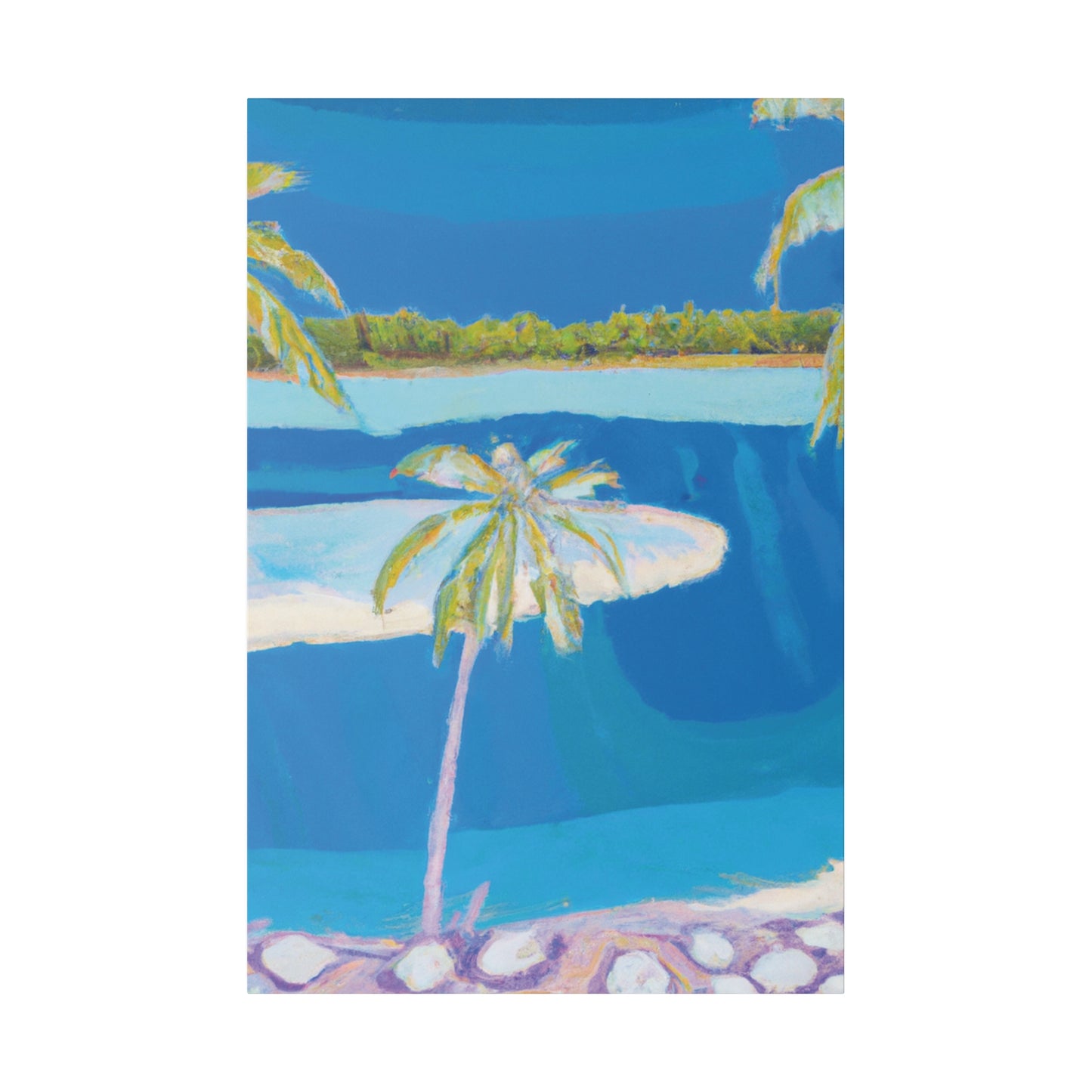 9231F - Bahamas Ocean Painting Print | Bahamas | Ocean | Beach | Poster | Home Decor | Wall Art | Canvas