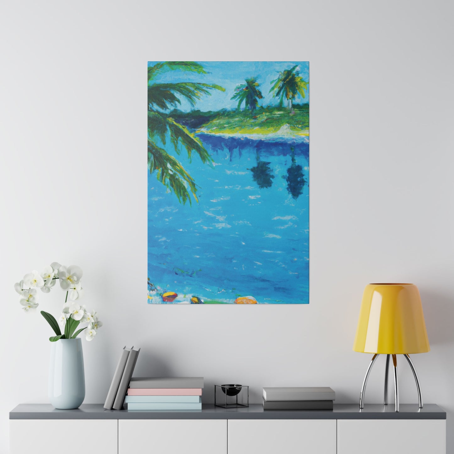 4568T - Bahamas Ocean Painting Print | Bahamas | Ocean | Beach | Poster | Home Decor | Wall Art | Canvas