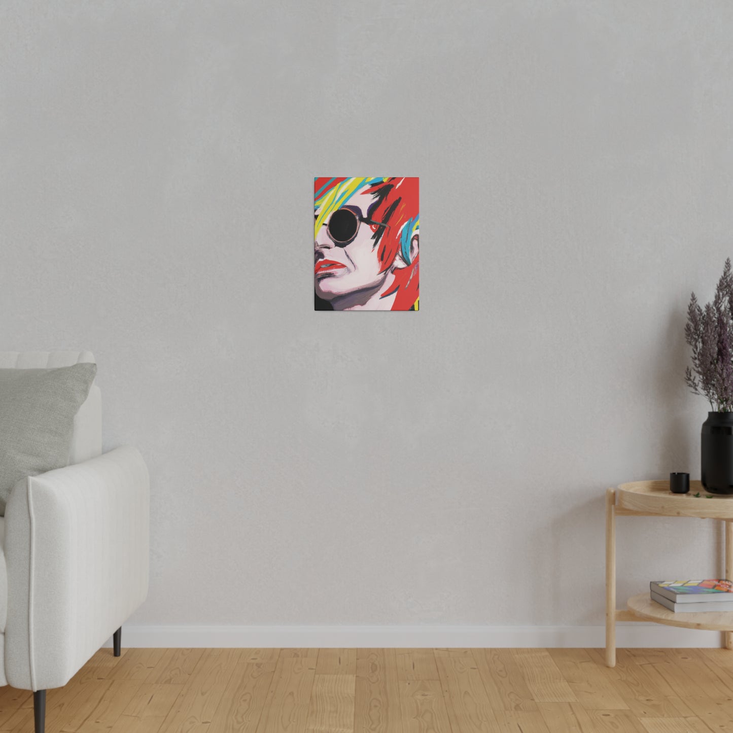 9573V - Rockstar Painting Print | Face | Abstract | Poster | Home Decor | Wall Art | Music Art | Canvas