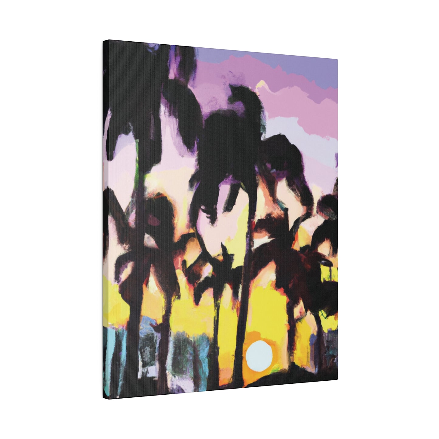 5231Y - Miami Beach Sunset Painting Print | Miami | Beach | Sunset | Poster | Home Decor | Wall Art | Canvas