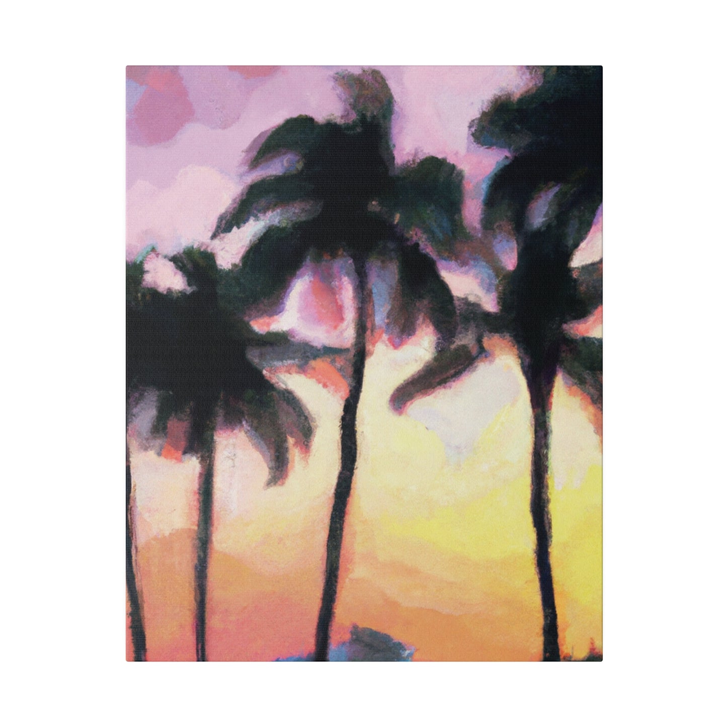 7184X - Miami Beach Sunset Painting Print | Miami | Beach | Sunset | Poster | Home Decor | Wall Art | Canvas