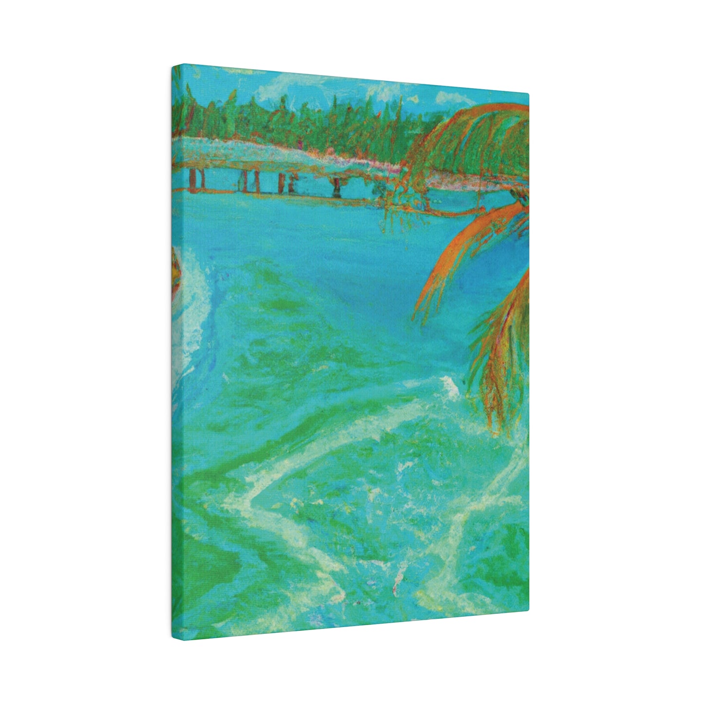 8864B - Bahamas Ocean Painting Print | Bahamas | Ocean | Beach | Poster | Home Decor | Wall Art | Canvas