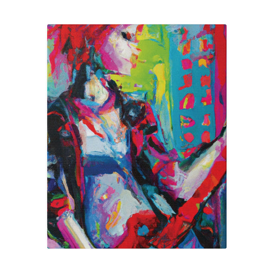 2177U - Rockstar Oil Painting Style Print | Poster | Home Decor | Wall Art | Music Art | Canvas