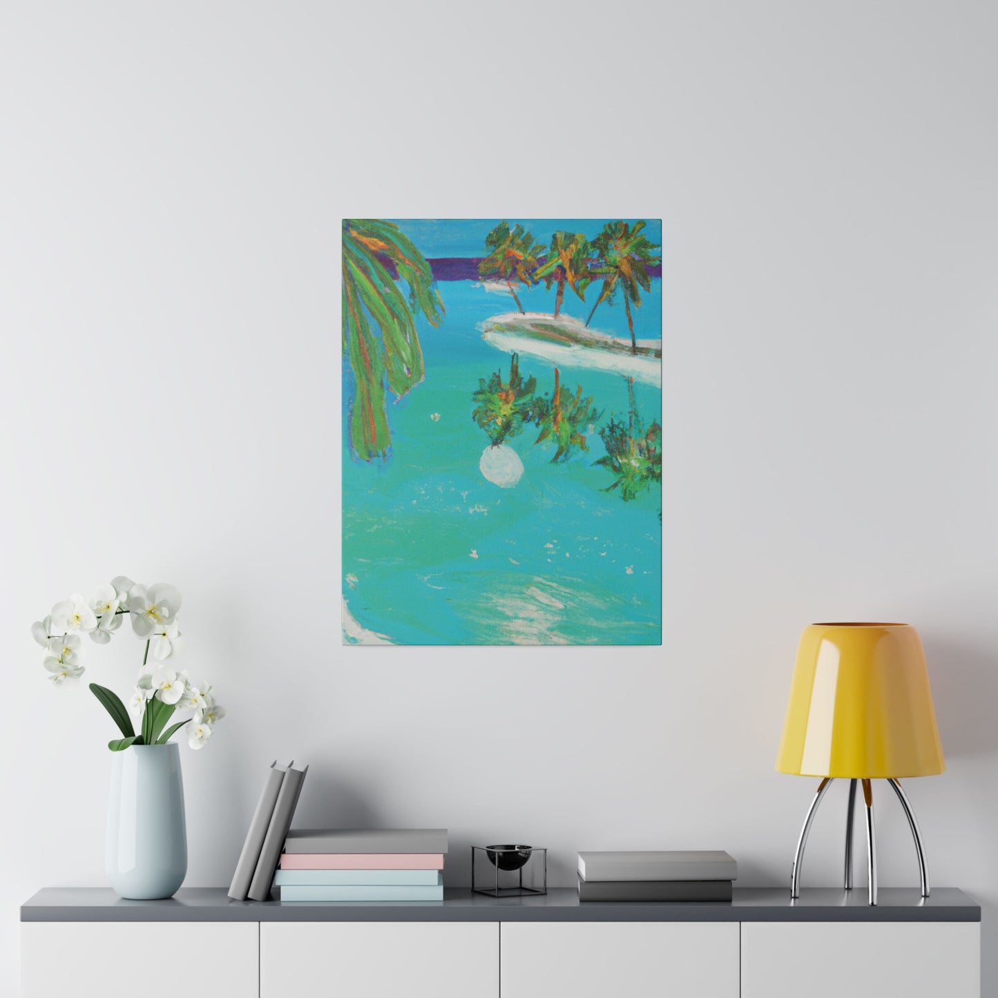 9652Q - Bahamas Ocean Painting Print | Bahamas | Ocean | Beach | Poster | Home Decor | Wall Art | Canvas