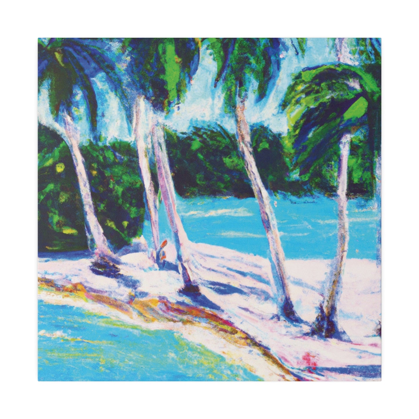 4567L - Bahamas Ocean Painting Print | Bahamas | Ocean | Beach | Poster | Home Decor | Wall Art | Canvas