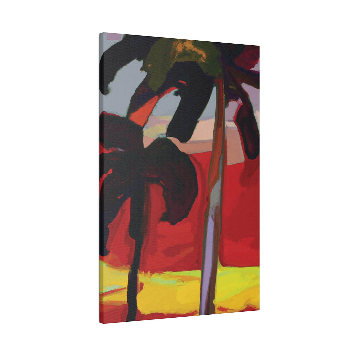 7849V - Miami Beach Sunset Painting Print | Miami | Beach | Sunset | Poster | Home Decor | Wall Art | Canvas