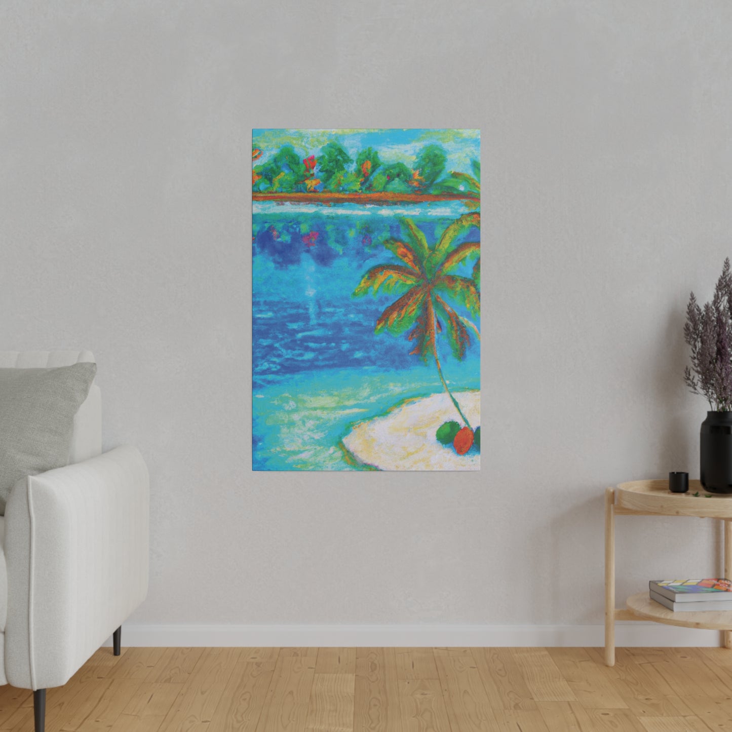 8252T - Bahamas Ocean Painting Print | Bahamas | Ocean | Beach | Poster | Home Decor | Wall Art | Canvas