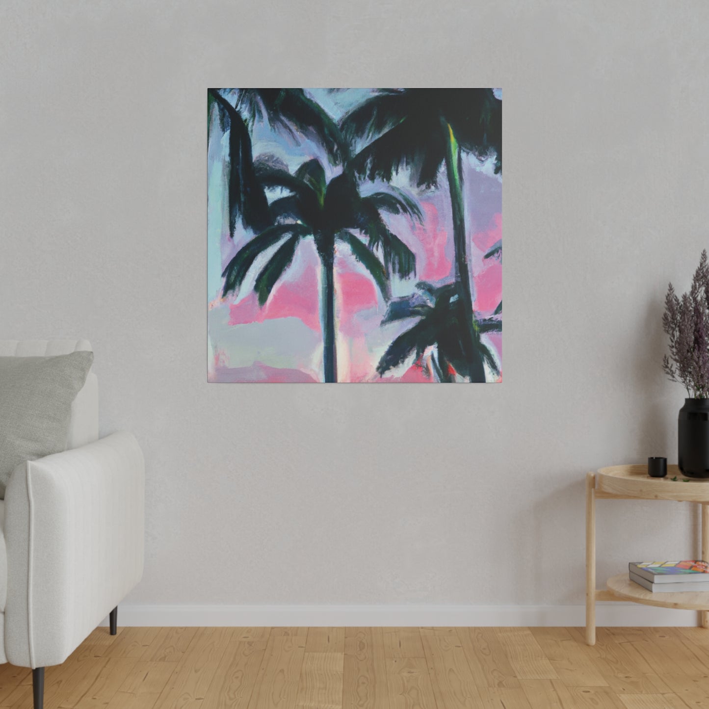 7629F - Miami Beach Sunset Painting Print | Miami | Beach | Sunset | Poster | Home Decor | Wall Art | Canvas