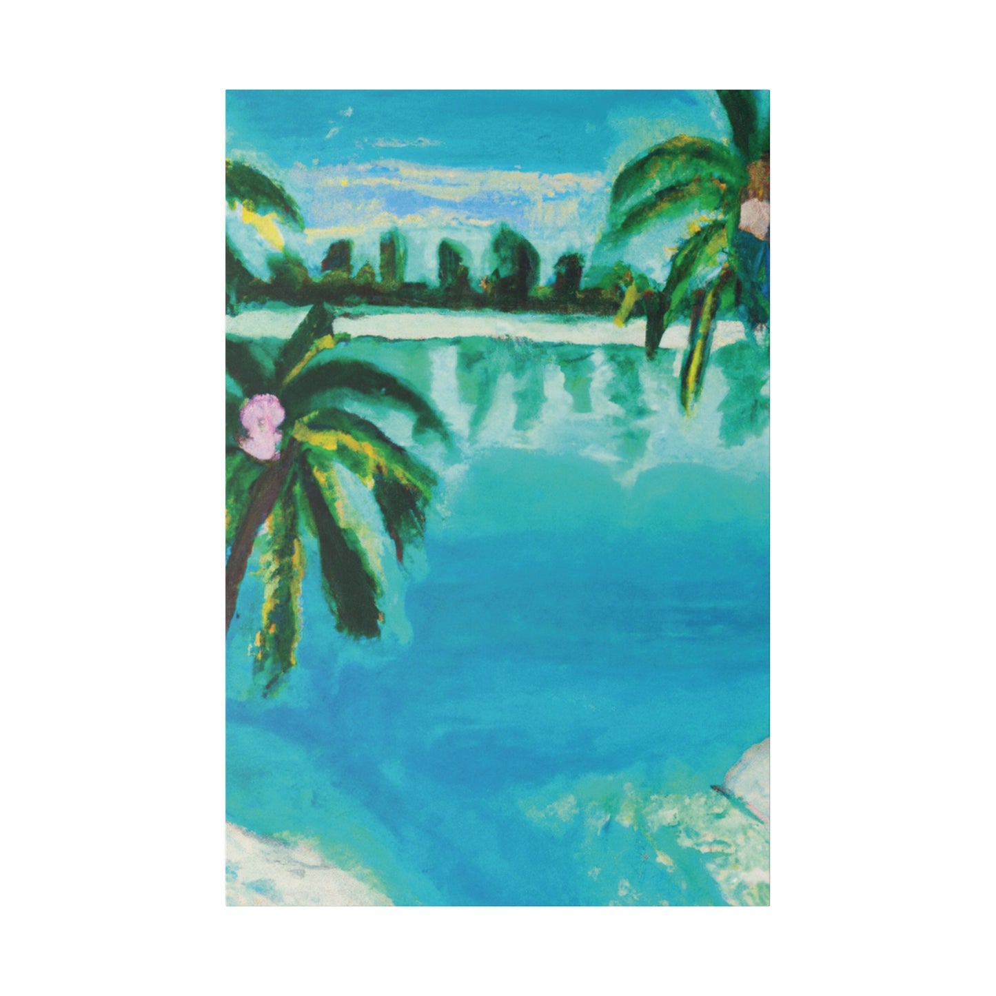 4327F - Bahamas Ocean Painting Print | Bahamas | Ocean | Beach | Poster | Home Decor | Wall Art | Canvas