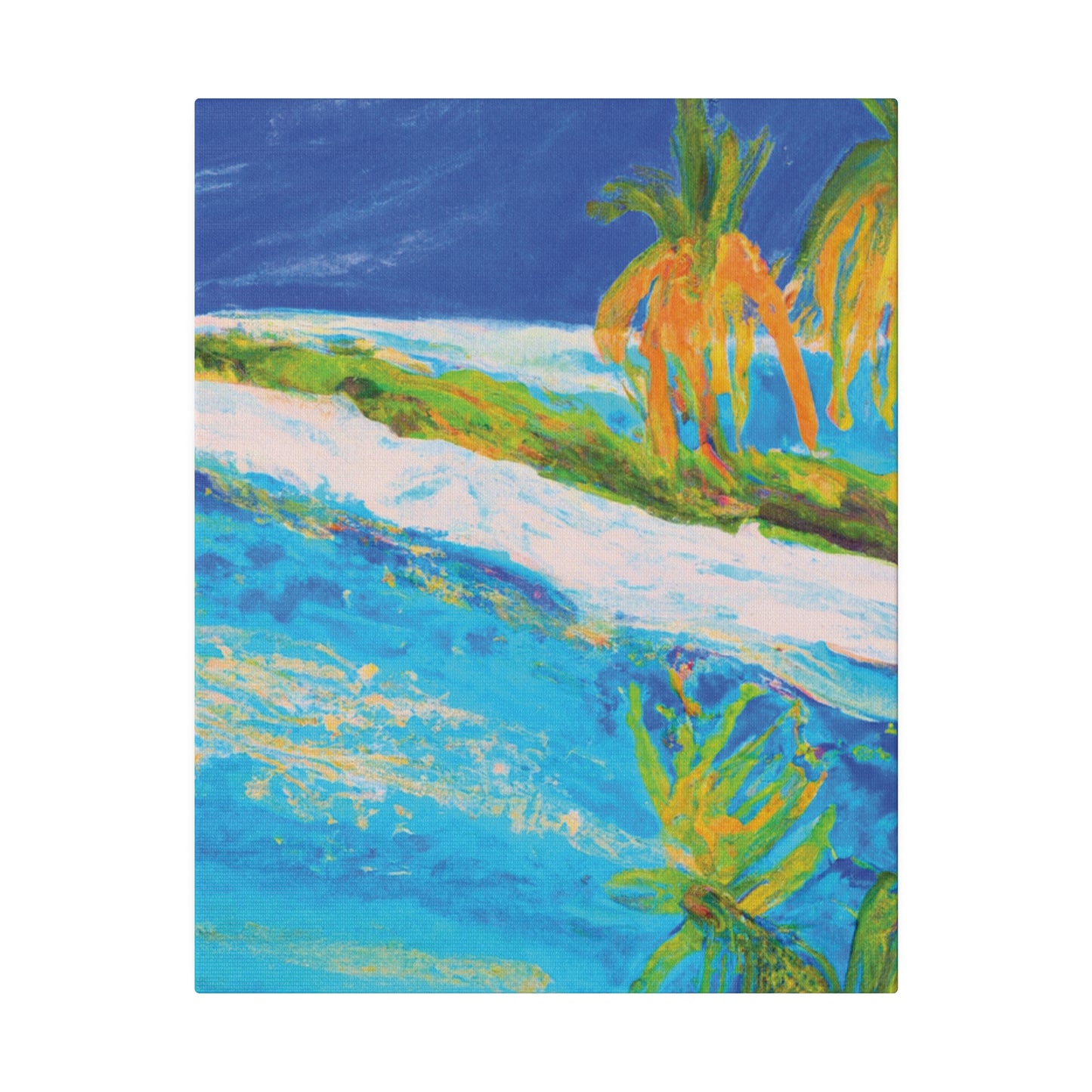 7697G - Bahamas Ocean Painting Print | Bahamas | Ocean | Beach | Poster | Home Decor | Wall Art | Canvas