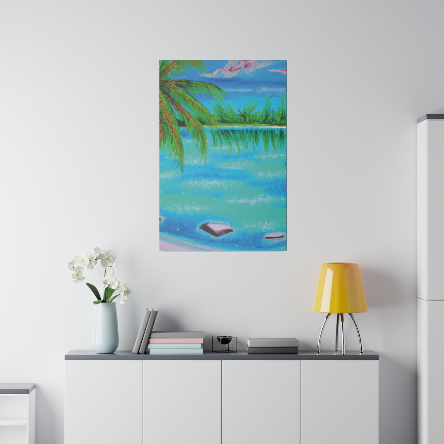 5279Q - Bahamas Ocean Painting Print | Bahamas | Ocean | Beach | Poster | Home Decor | Wall Art | Canvas