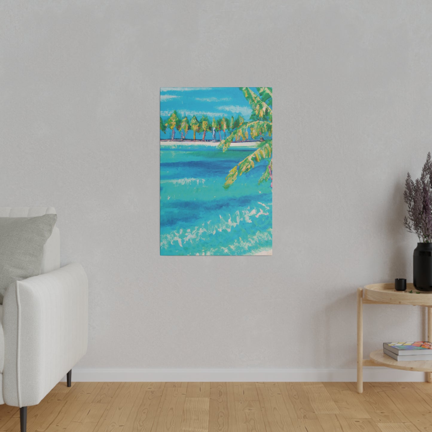 6000X - Bahamas Ocean Painting Print | Bahamas | Ocean | Beach | Poster | Home Decor | Wall Art | Canvas