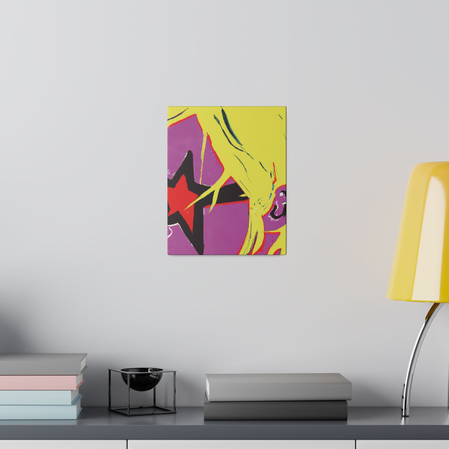 938K - Rockstar Painting Print | Face | Abstract | Poster | Home Decor | Wall Art | Music Art | Canvas