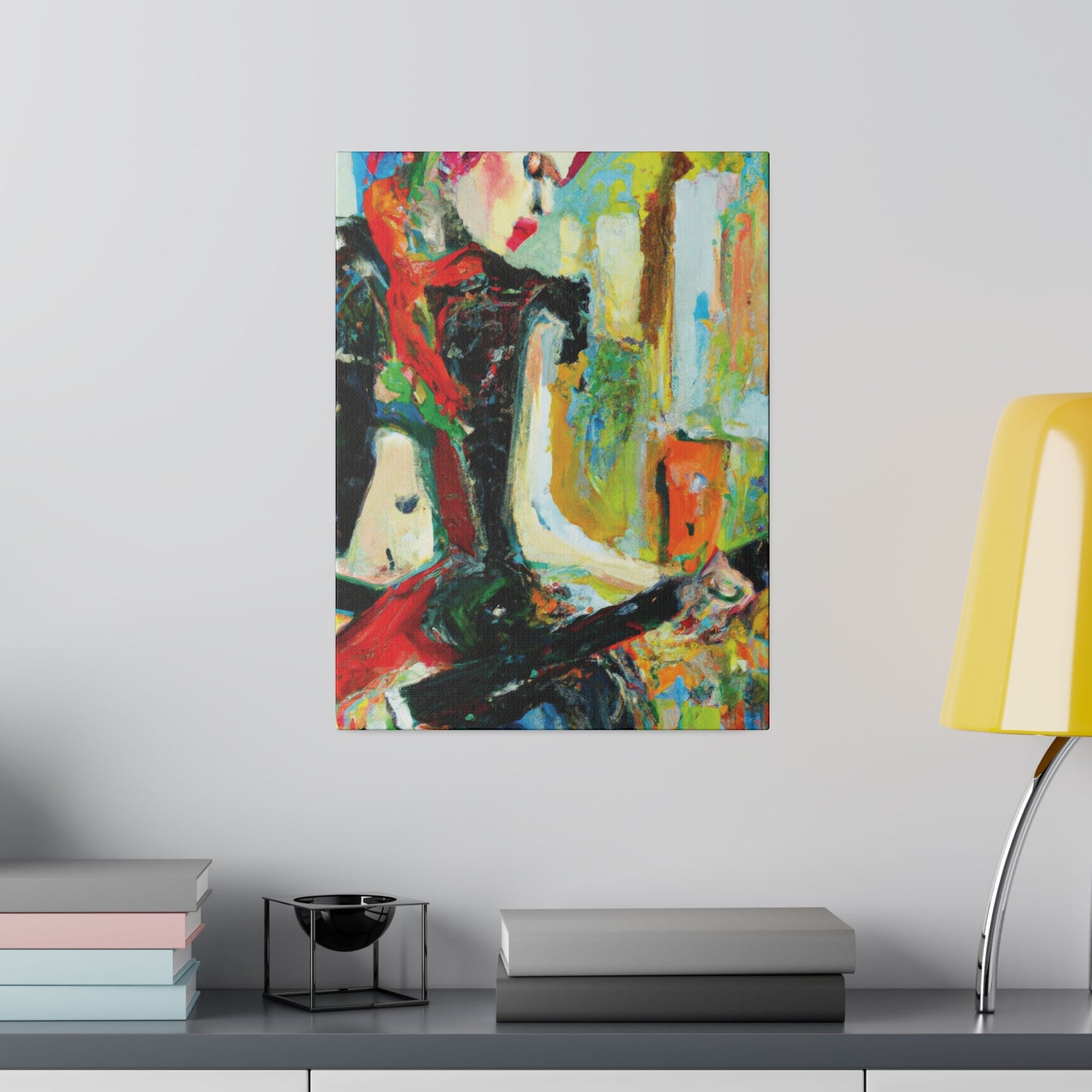 4824H - Rockstar Oil Painting Style Print | Poster | Home Decor | Wall Art | Music Art | Canvas