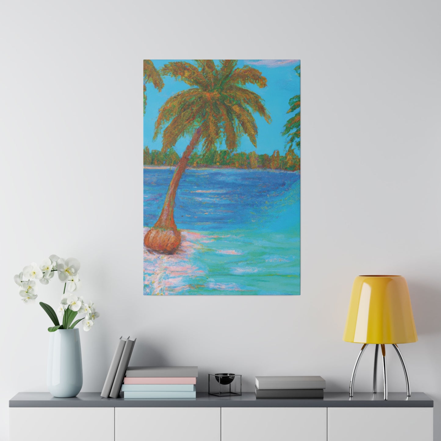 4348S - Bahamas Ocean Painting Print | Bahamas | Ocean | Beach | Poster | Home Decor | Wall Art | Canvas