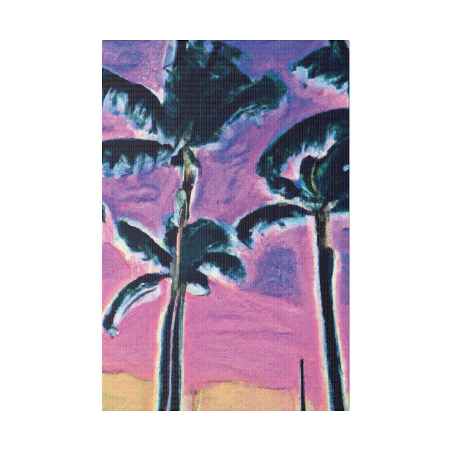 5697K - Miami Beach Sunset Painting Print | Miami | Beach | Sunset | Poster | Home Decor | Wall Art | Canvas