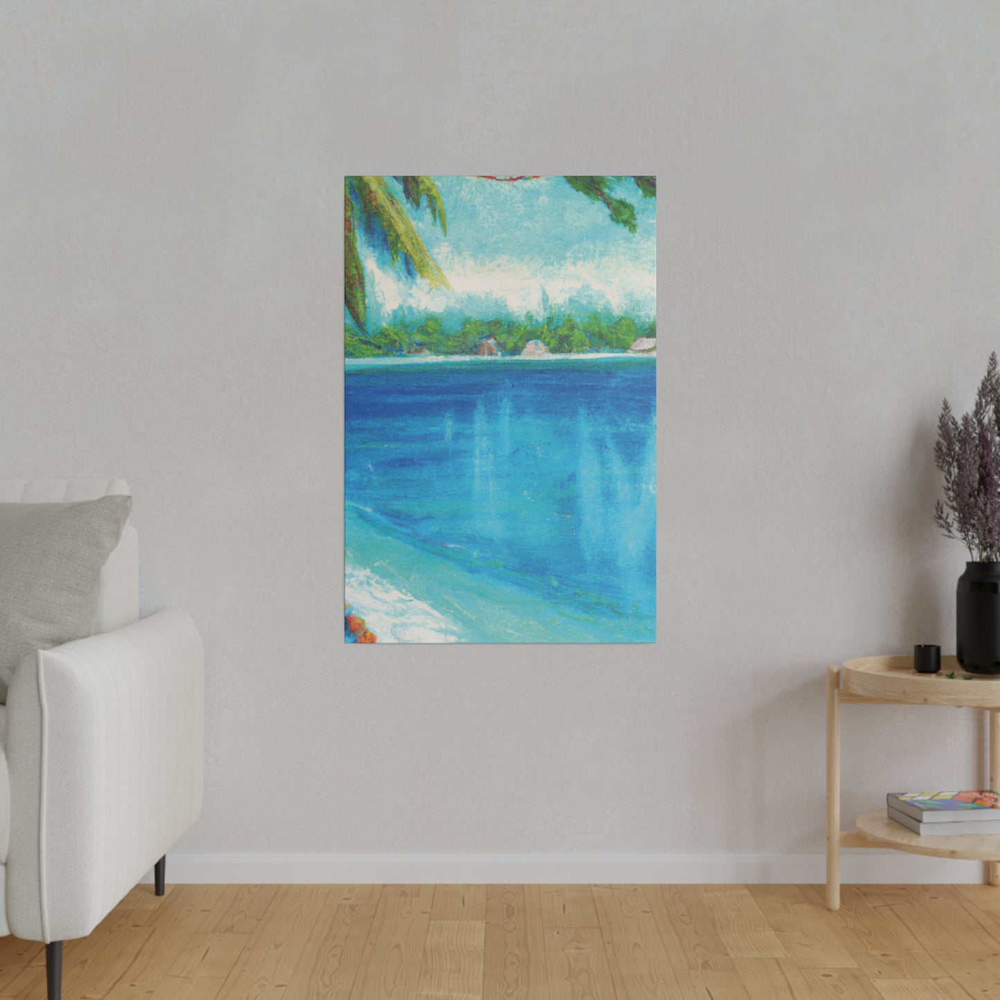 3198N - Bahamas Ocean Painting Print | Bahamas | Ocean | Beach | Poster | Home Decor | Wall Art | Canvas