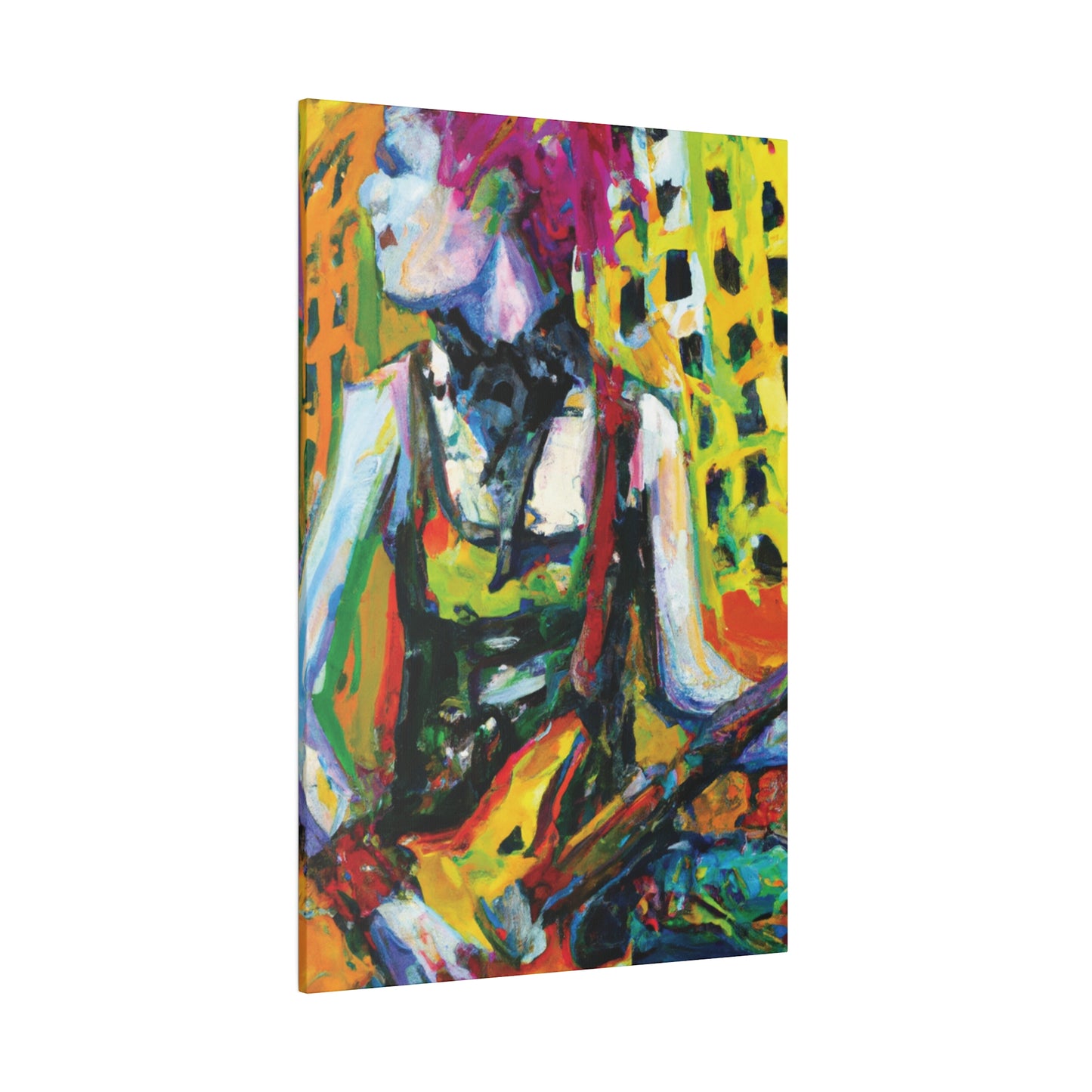 4793Z - Rockstar Oil Painting Style Print | Poster | Home Decor | Wall Art | Music Art | Canvas