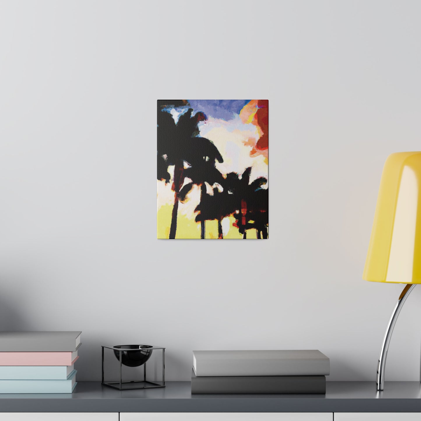 9127M - Miami Beach Sunset Painting Print | Miami | Beach | Sunset | Poster | Home Decor | Wall Art | Canvas
