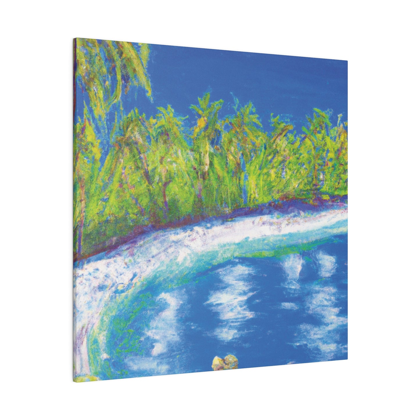 3798C - Bahamas Ocean Painting Print | Bahamas | Ocean | Beach | Poster | Home Decor | Wall Art | Canvas