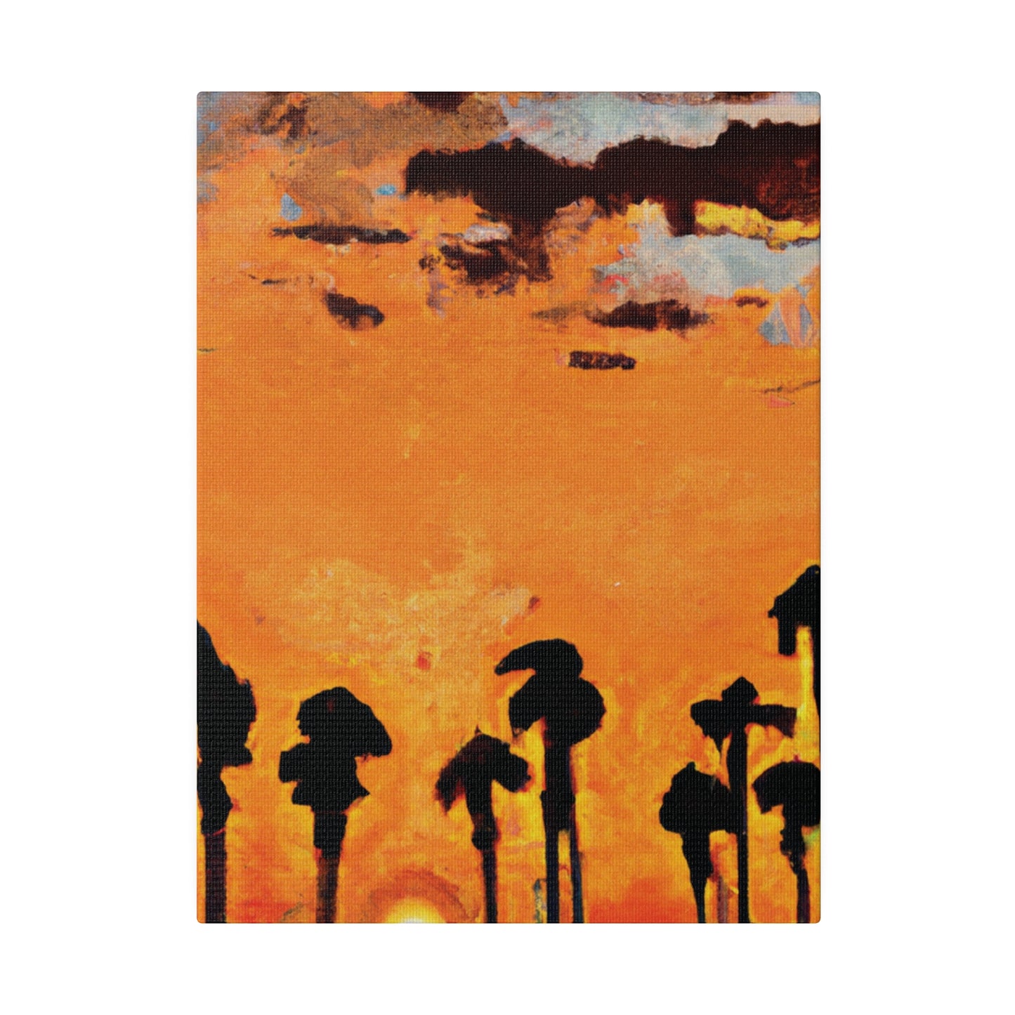 3231S - Miami Beach Sunset Painting Print | Miami | Beach | Sunset | Poster | Home Decor | Wall Art | Canvas