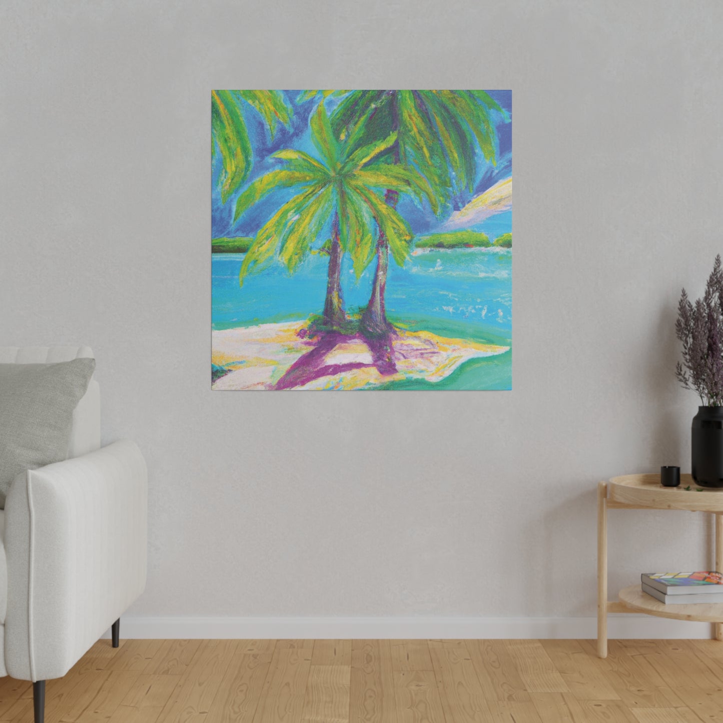 6632P - Bahamas Ocean Painting Print | Bahamas | Ocean | Beach | Poster | Home Decor | Wall Art | Canvas