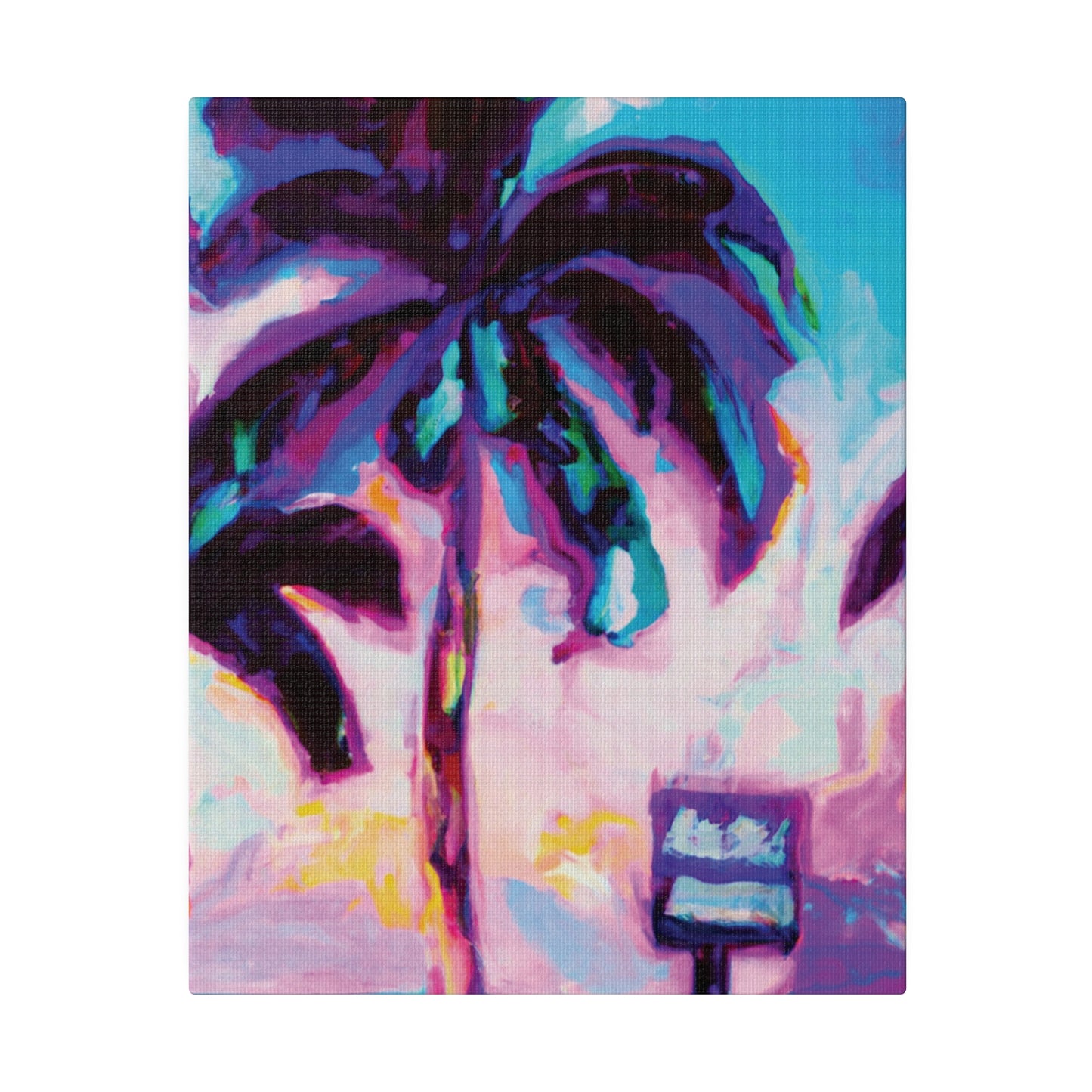 5753H - Miami Beach Sunset Painting Print | Miami | Beach | Sunset | Poster | Home Decor | Wall Art | Canvas