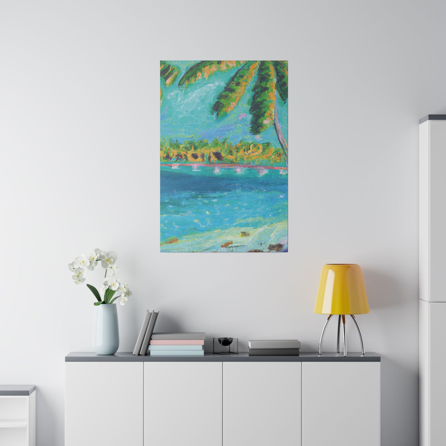 4831J - Bahamas Ocean Painting Print | Bahamas | Ocean | Beach | Poster | Home Decor | Wall Art | Canvas