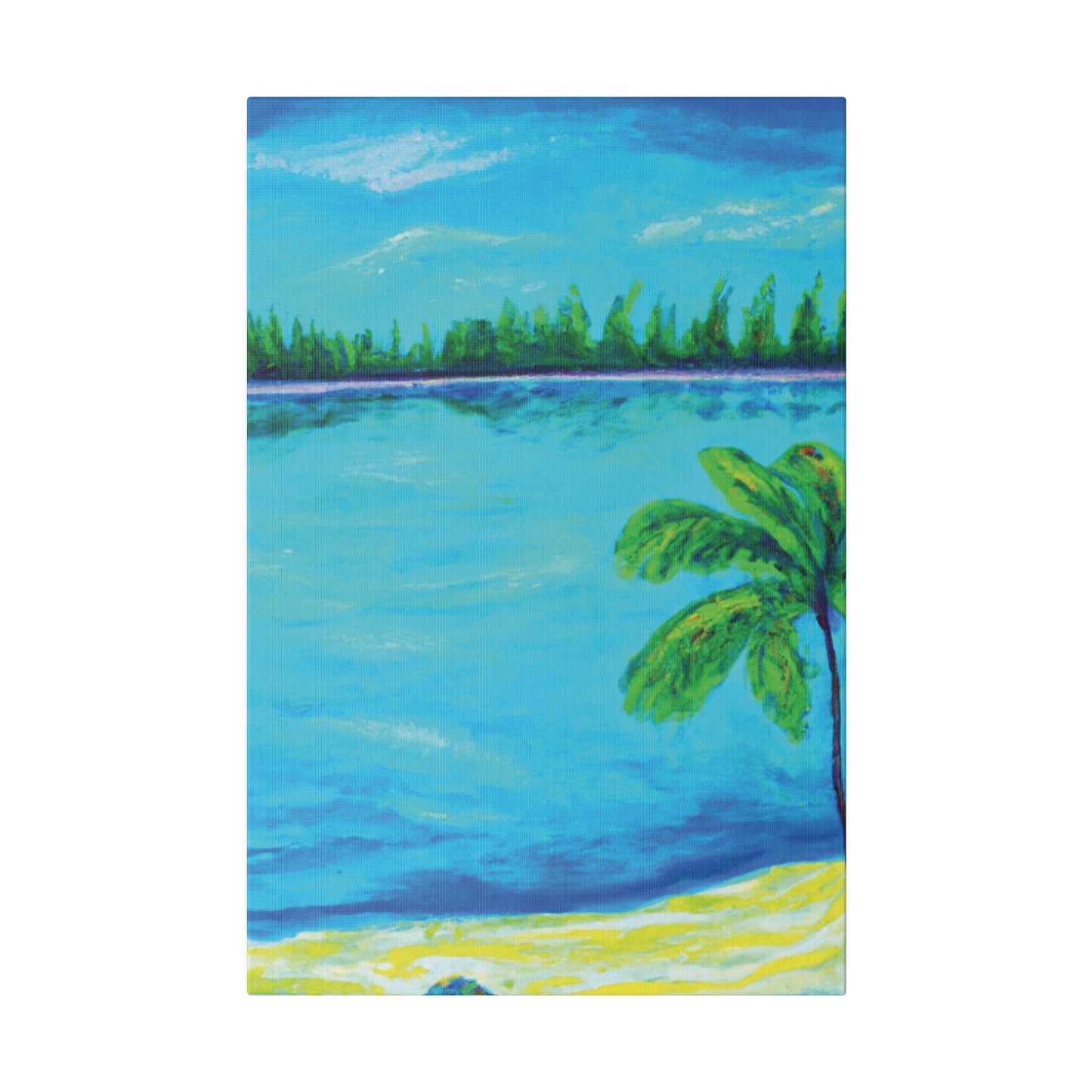 7122L - Bahamas Ocean Painting Print | Bahamas | Ocean | Beach | Poster | Home Decor | Wall Art | Canvas