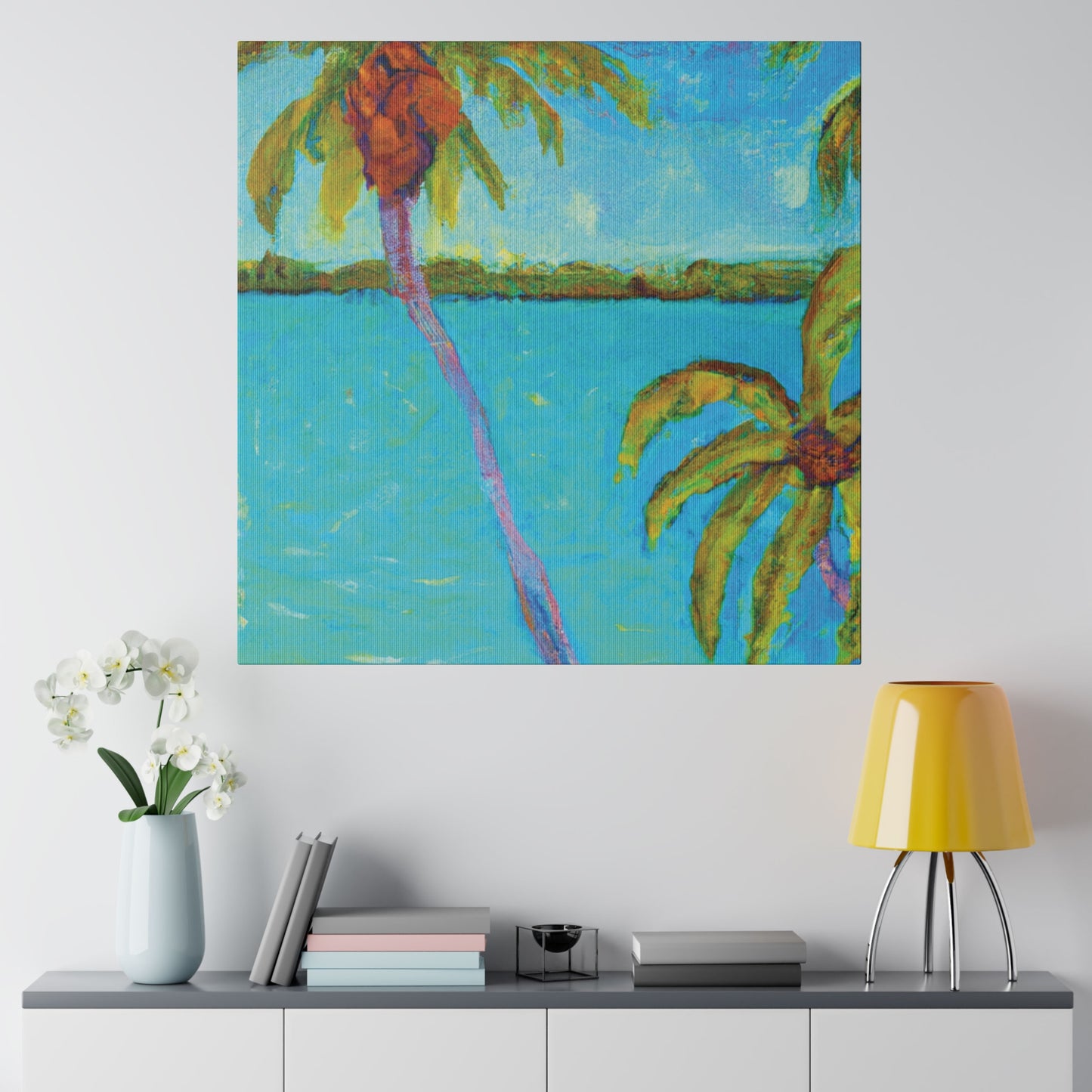 4676F - Bahamas Ocean Painting Print | Bahamas | Ocean | Beach | Poster | Home Decor | Wall Art | Canvas