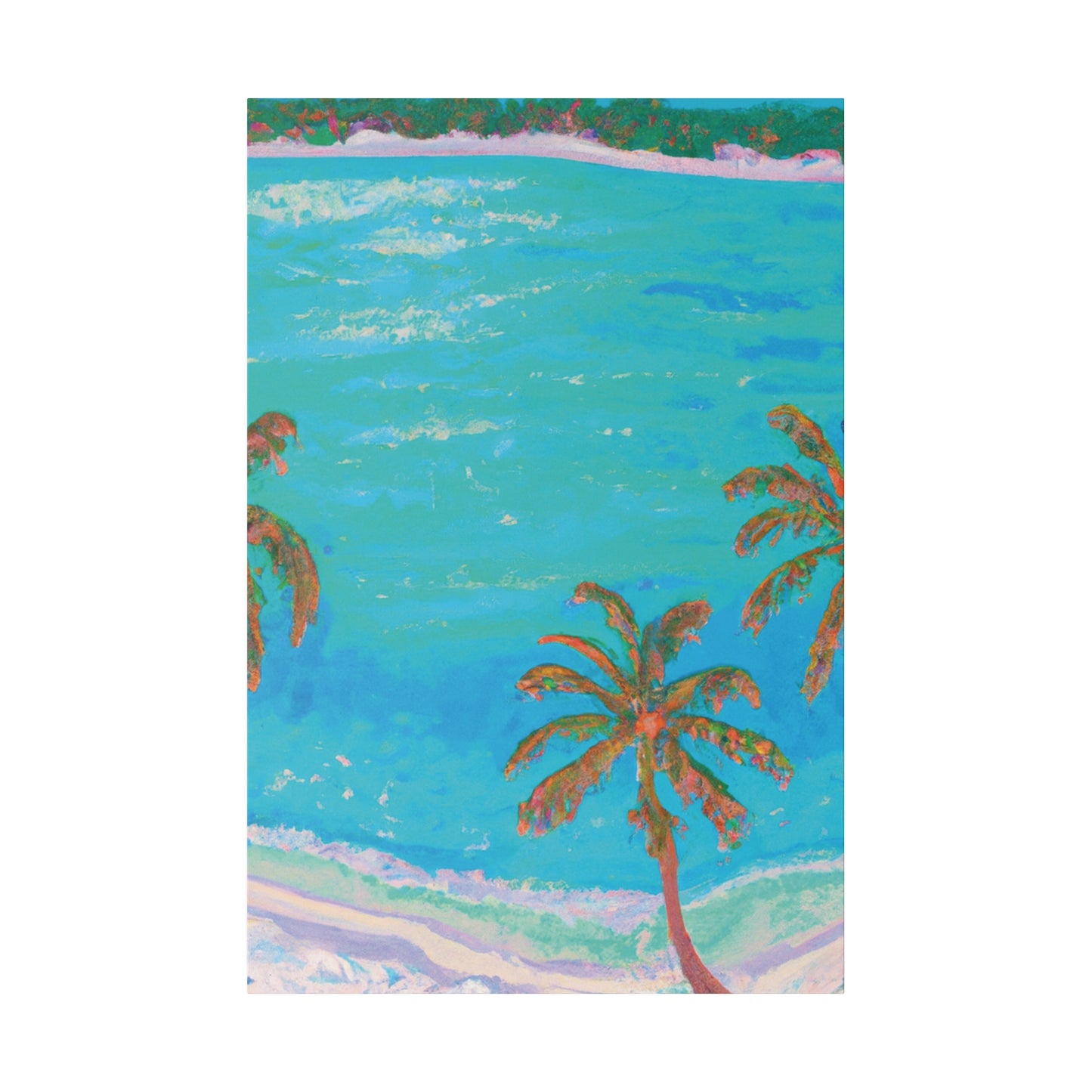 4532X - Bahamas Ocean Painting Print | Bahamas | Ocean | Beach | Poster | Home Decor | Wall Art | Canvas