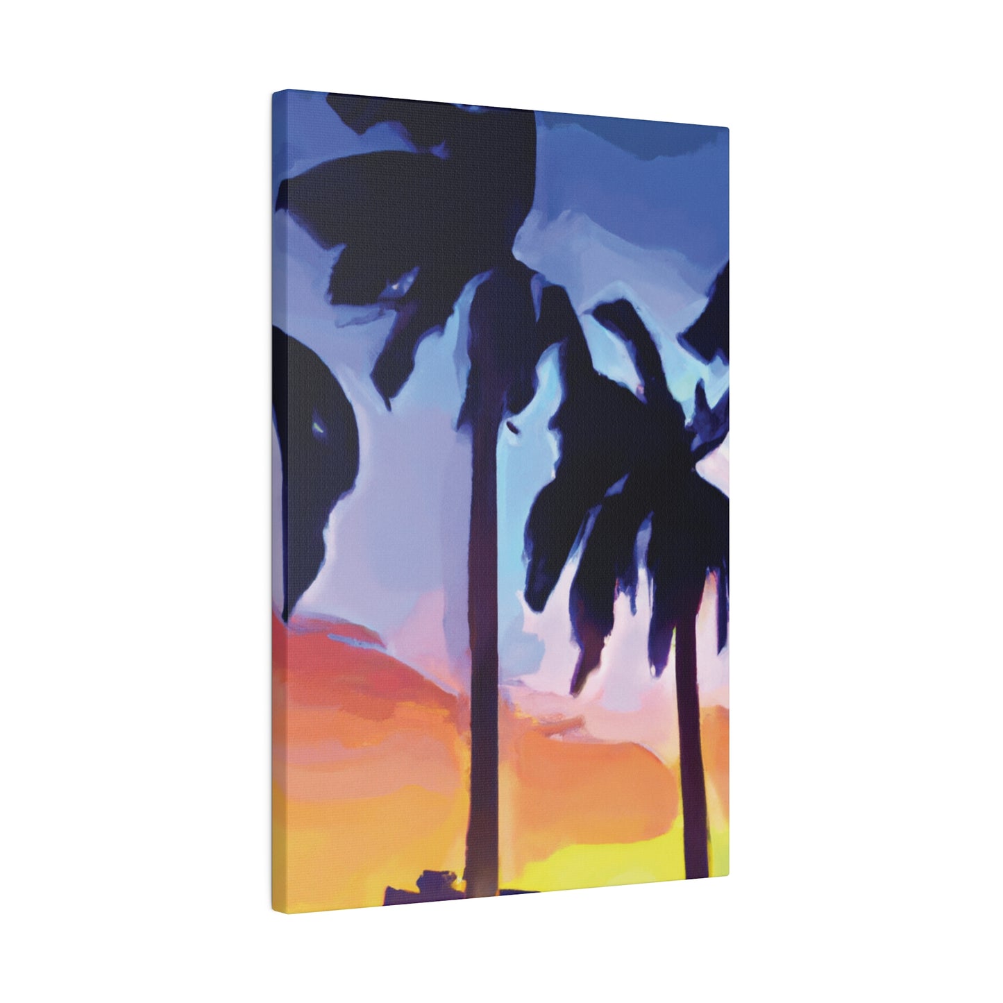 8208A - Miami Beach Sunset Painting Print | Miami | Beach | Sunset | Poster | Home Decor | Wall Art | Canvas