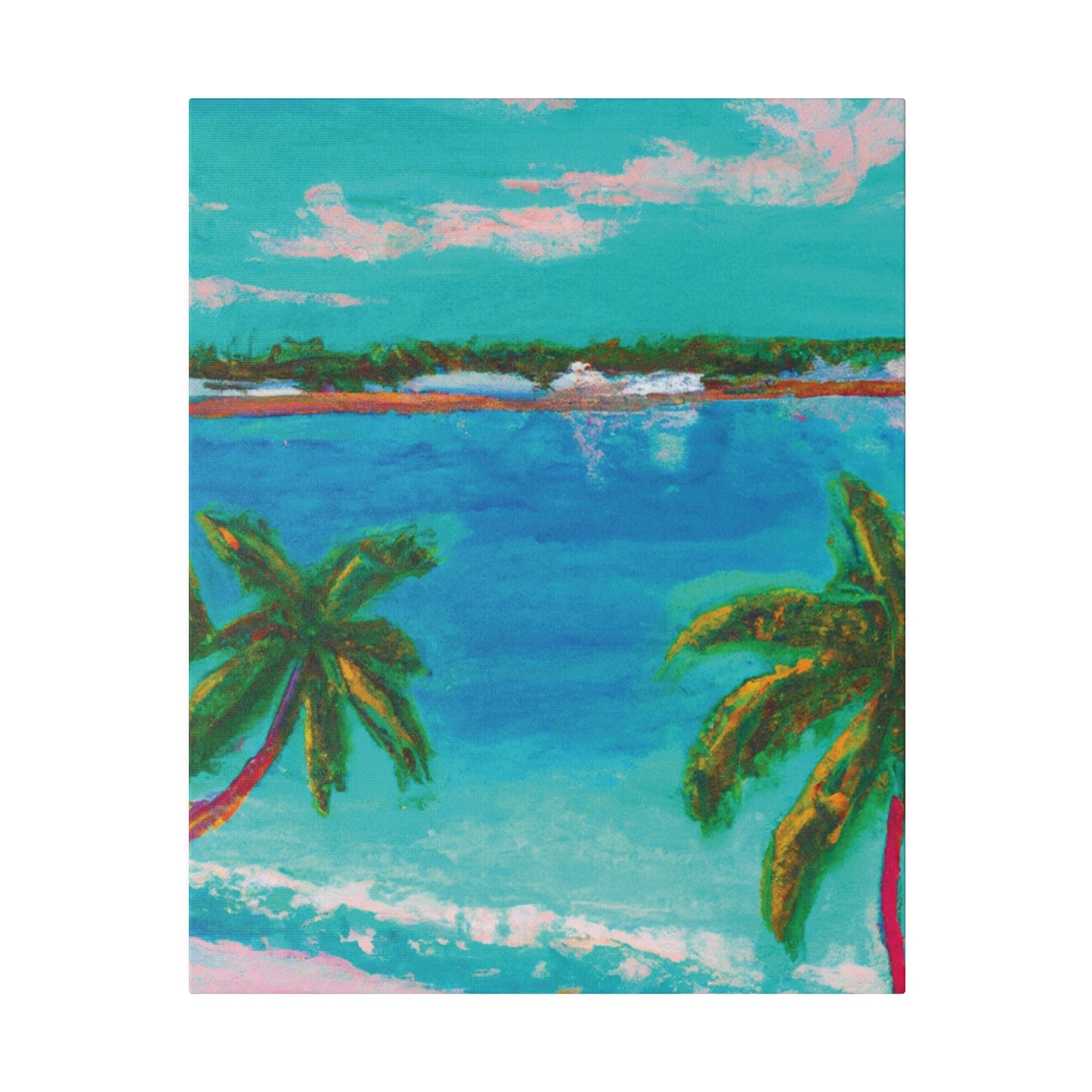 6836G - Bahamas Ocean Painting Print | Bahamas | Ocean | Beach | Poster | Home Decor | Wall Art | Canvas
