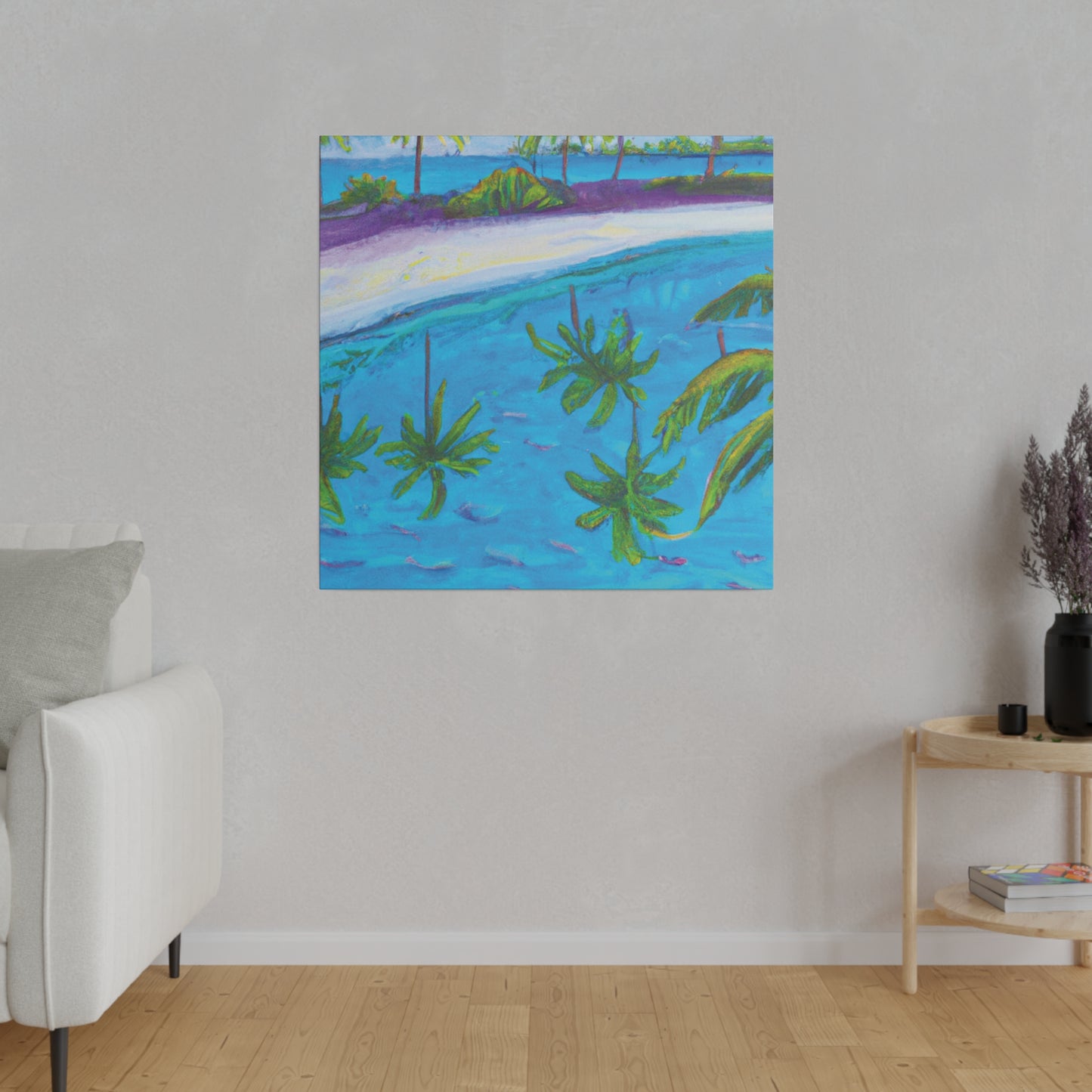 9138P - Bahamas Ocean Painting Print | Bahamas | Ocean | Beach | Poster | Home Decor | Wall Art | Canvas