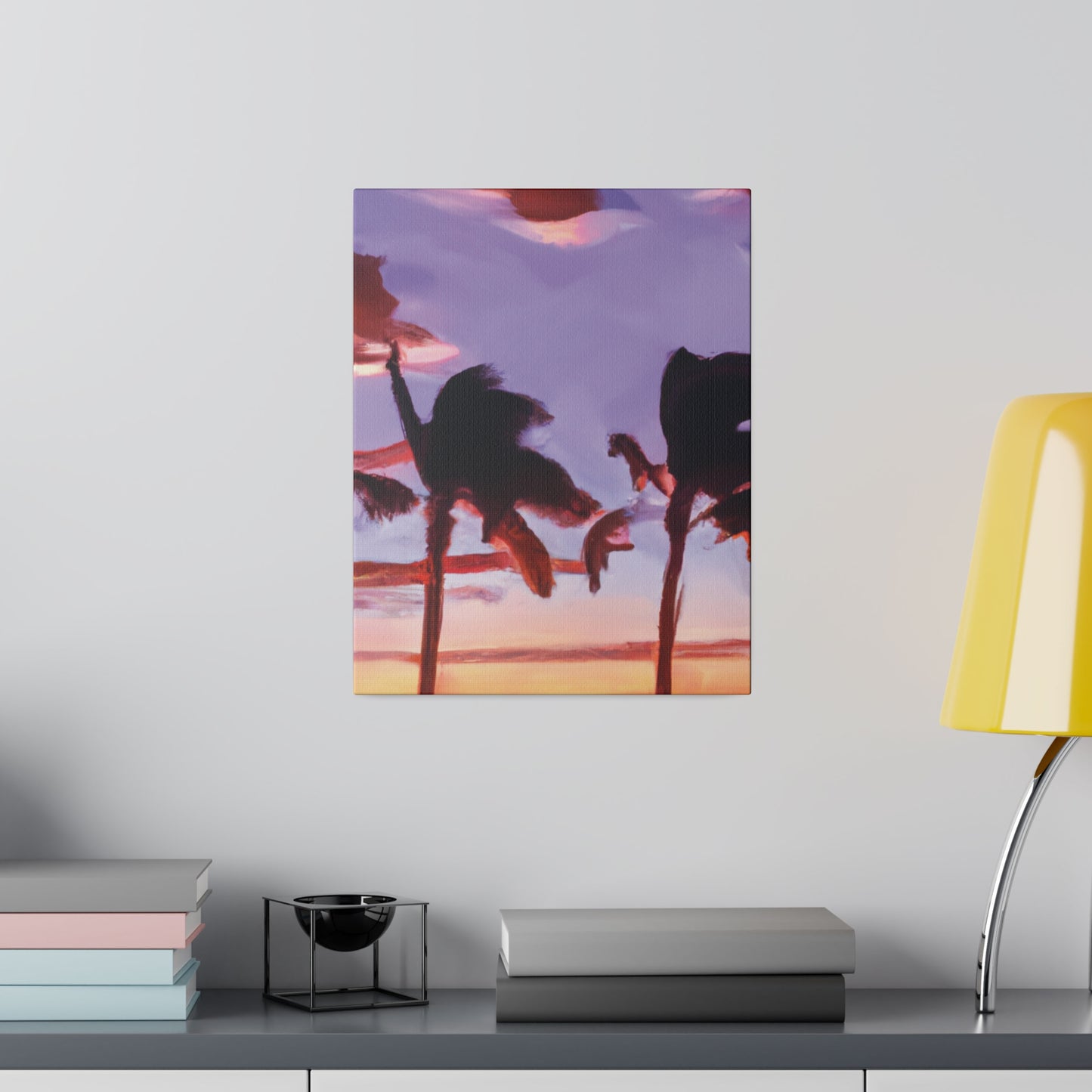 7491X - Miami Beach Sunset Painting Print | Miami | Beach | Sunset | Poster | Home Decor | Wall Art | Canvas