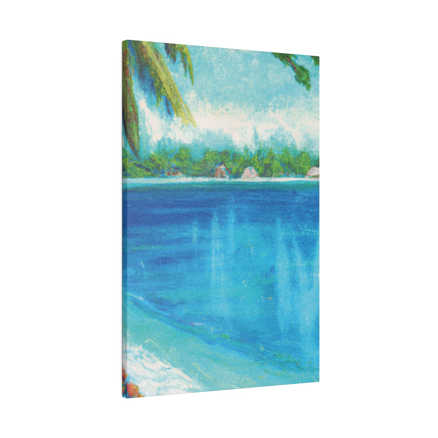 3198N - Bahamas Ocean Painting Print | Bahamas | Ocean | Beach | Poster | Home Decor | Wall Art | Canvas