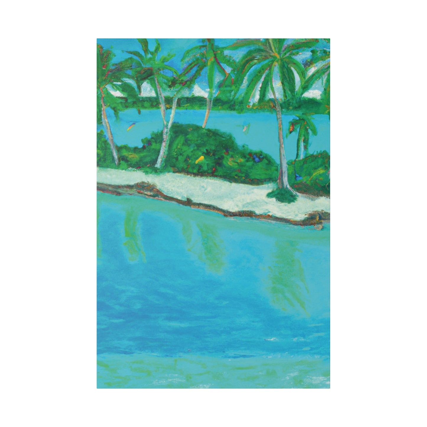 9621A - Bahamas Ocean Painting Print | Bahamas | Ocean | Beach | Poster | Home Decor | Wall Art | Canvas