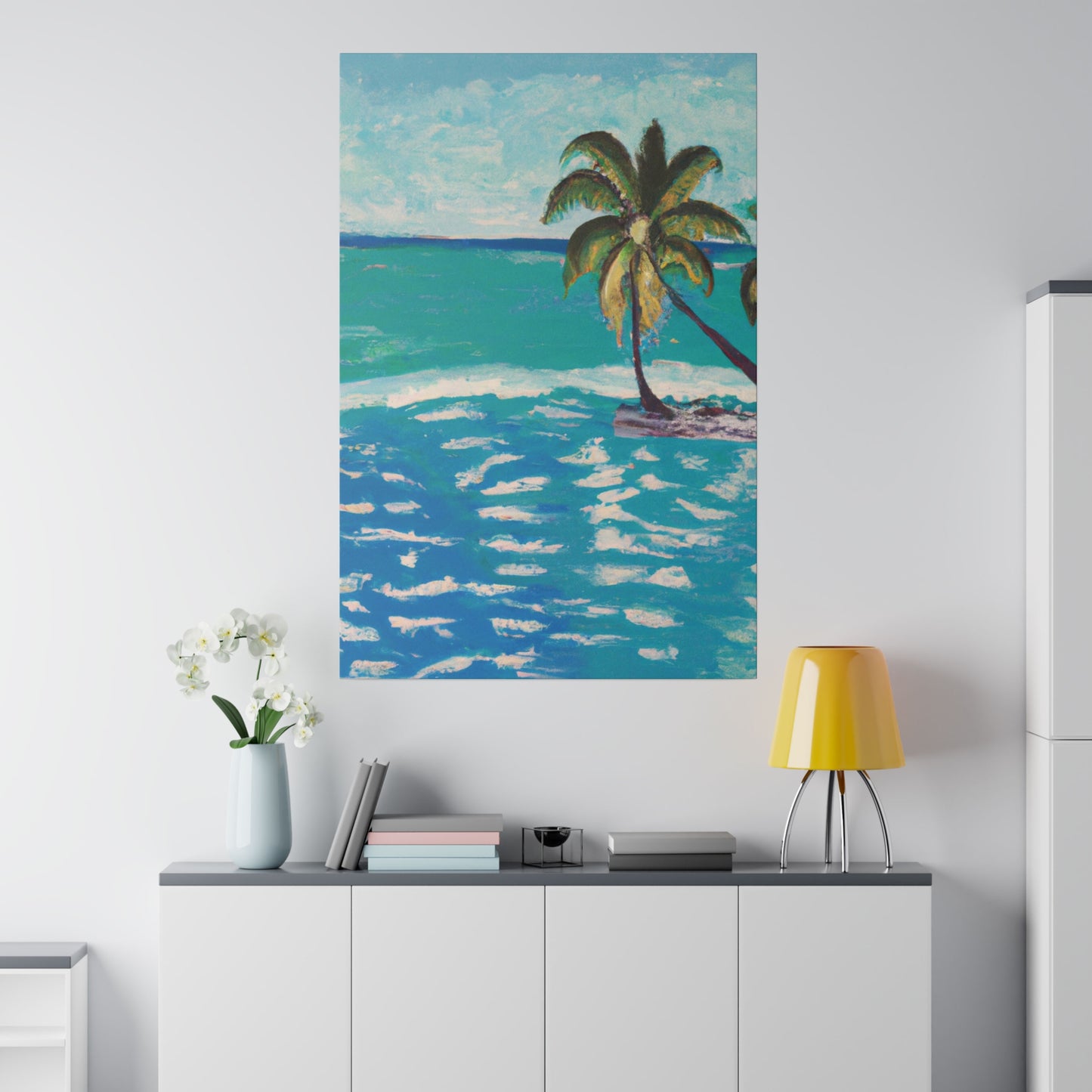 4081V - Bahamas Ocean Painting Print | Bahamas | Ocean | Beach | Poster | Home Decor | Wall Art | Canvas