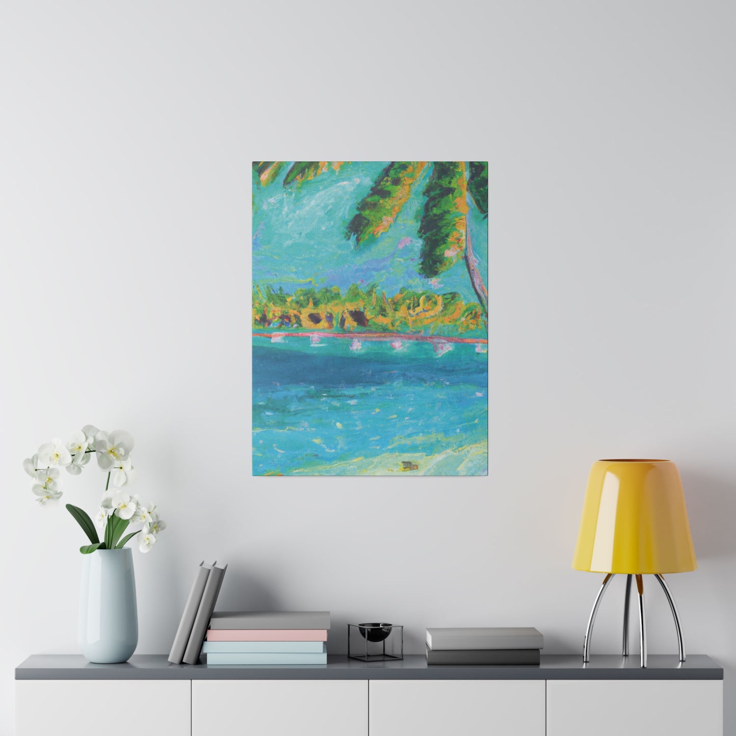 4831J - Bahamas Ocean Painting Print | Bahamas | Ocean | Beach | Poster | Home Decor | Wall Art | Canvas