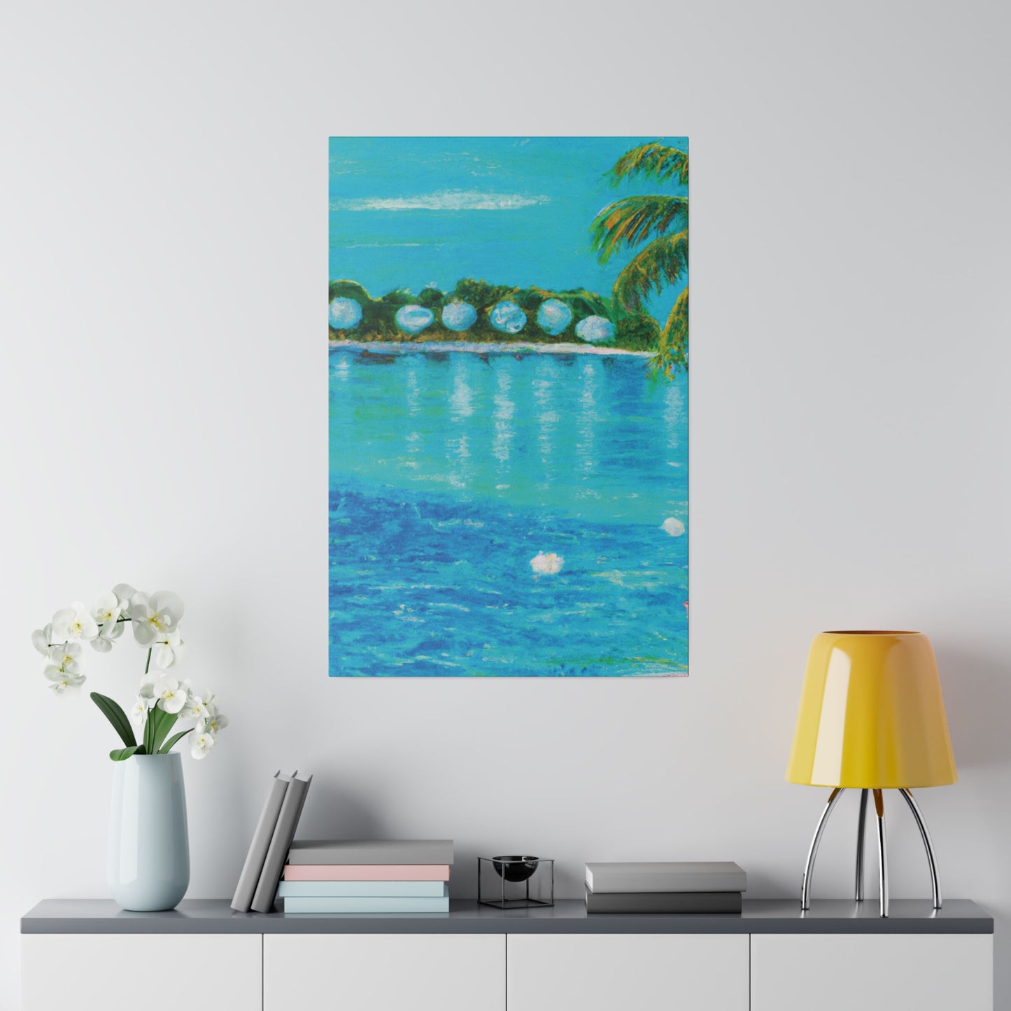 912X - Bahamas Ocean Painting Print | Bahamas | Ocean | Beach | Poster | Home Decor | Wall Art | Canvas