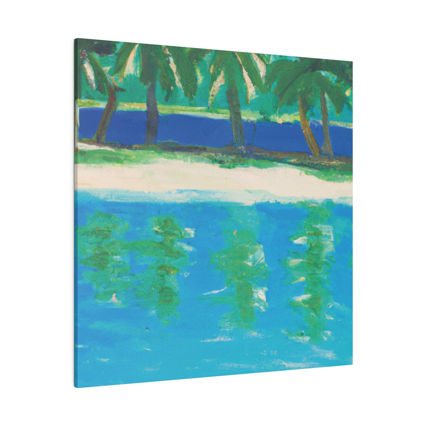 4129L - Bahamas Ocean Painting Print | Bahamas | Ocean | Beach | Poster | Home Decor | Wall Art | Canvas